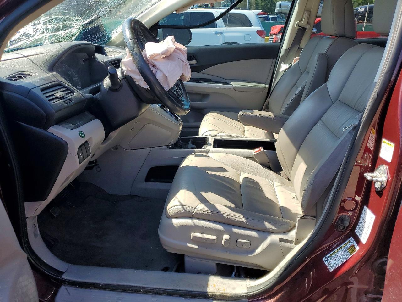 2014 Honda Cr-v Exl Бордовый vin: 5J6RM4H75EL082490