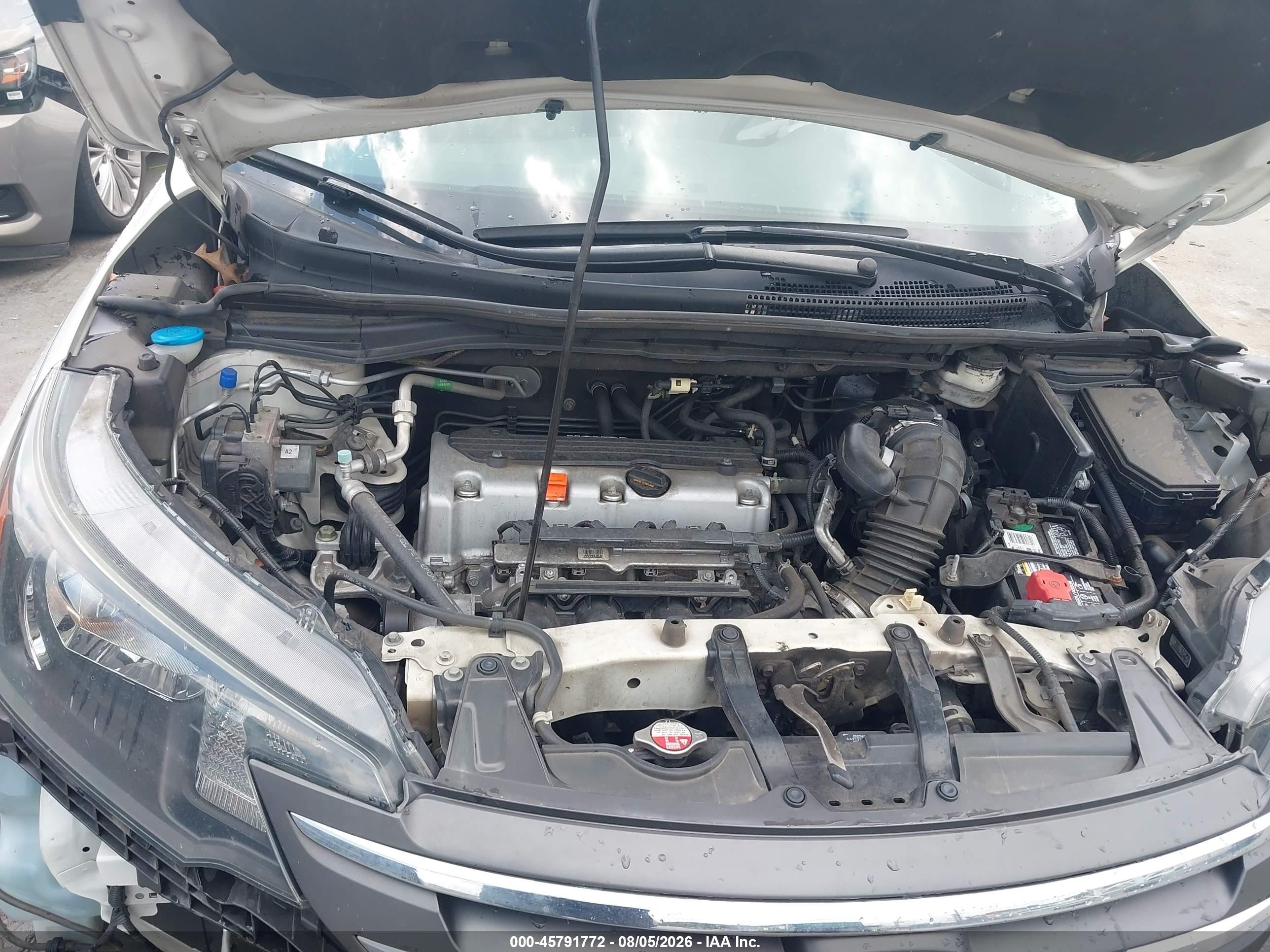 2014 Honda Cr-v Ex-l Белый vin: 5J6RM4H75EL110322