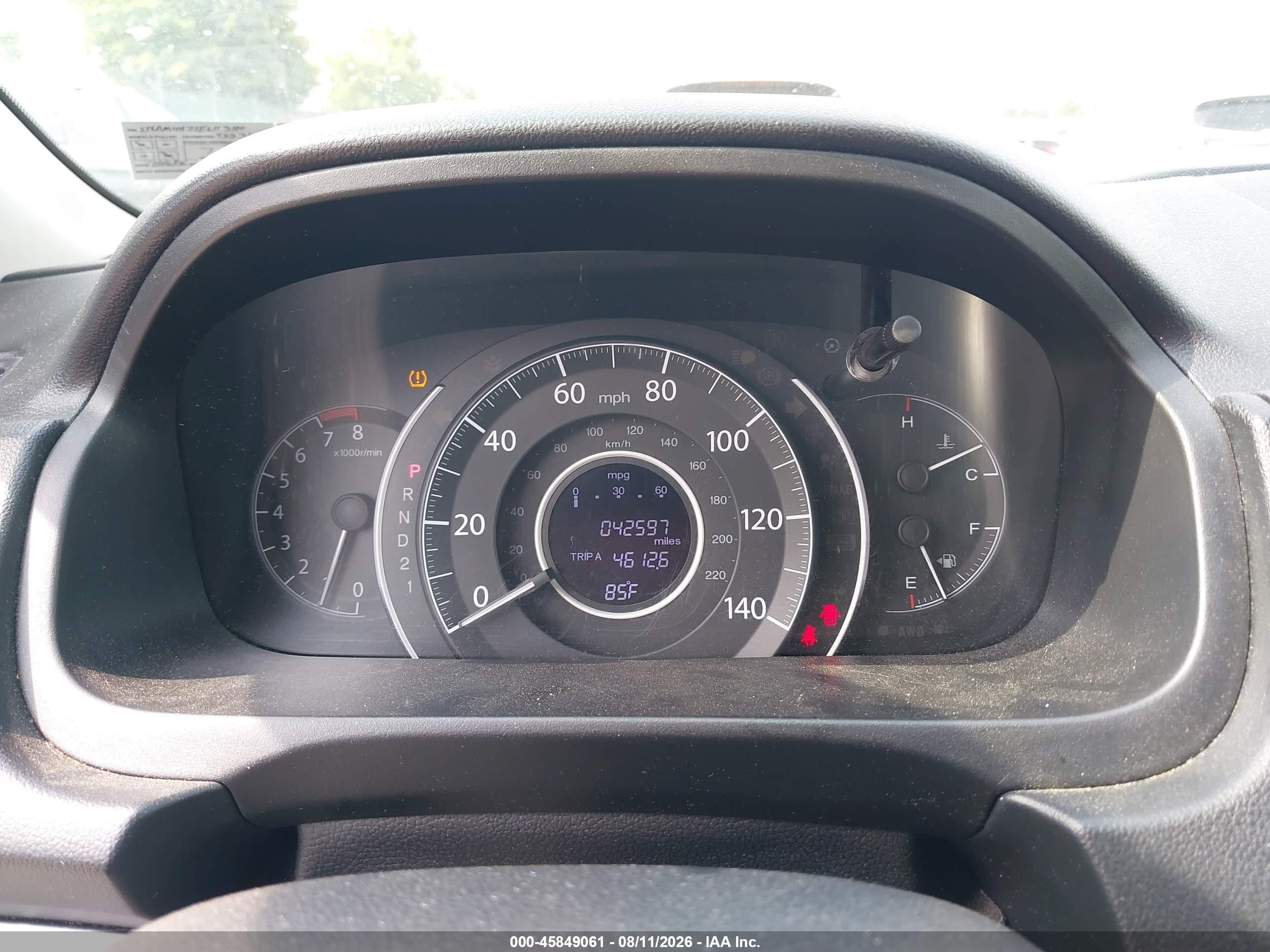 2014 Honda Cr-v Ex-l Бордовый vin: 5J6RM4H75EL113110
