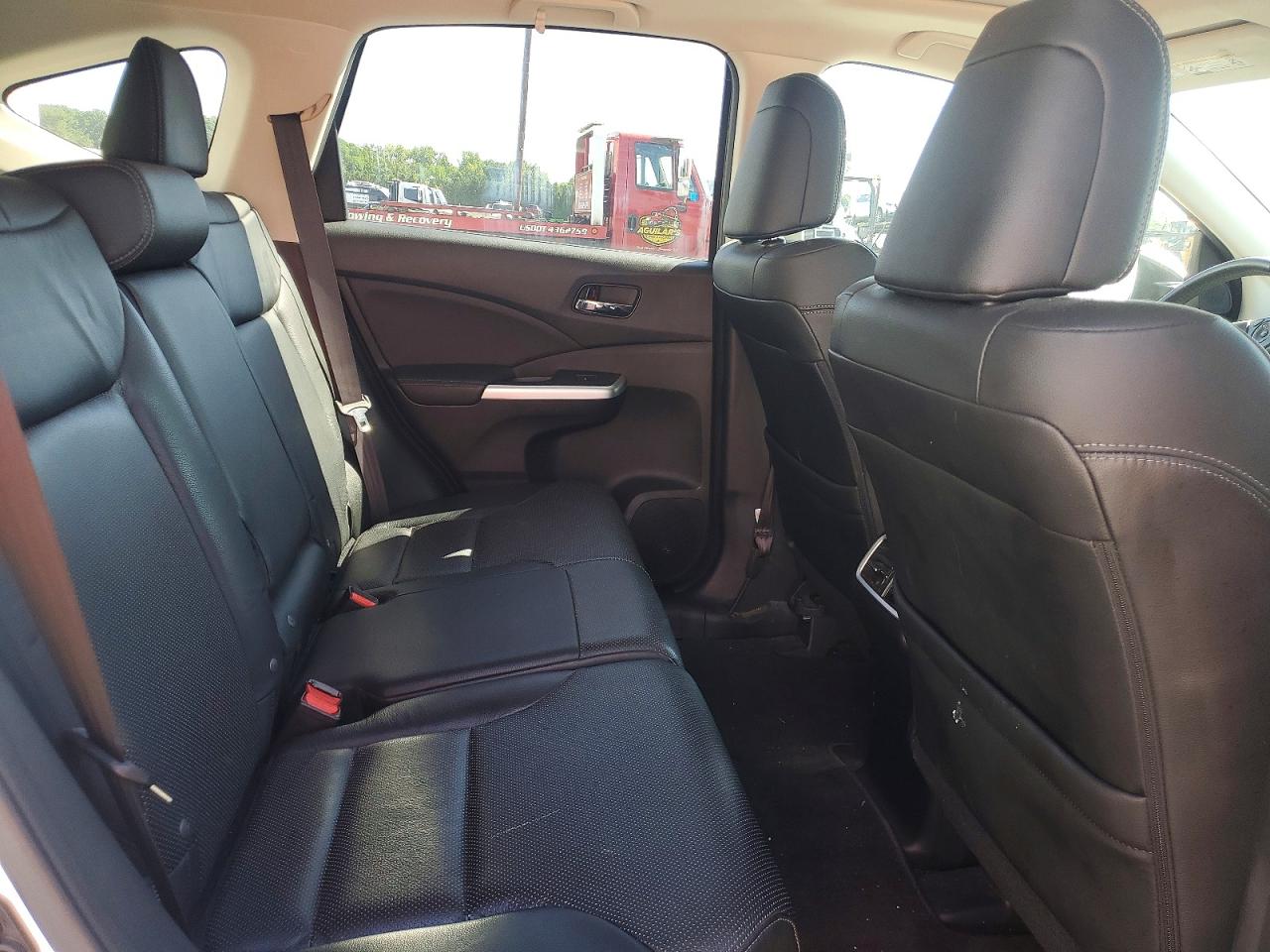 2015 Honda Cr-v Exl White vin: 5J6RM4H75FL009105