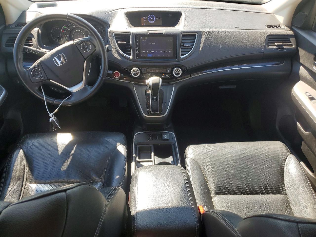 2015 Honda Cr-v Exl White vin: 5J6RM4H75FL009105