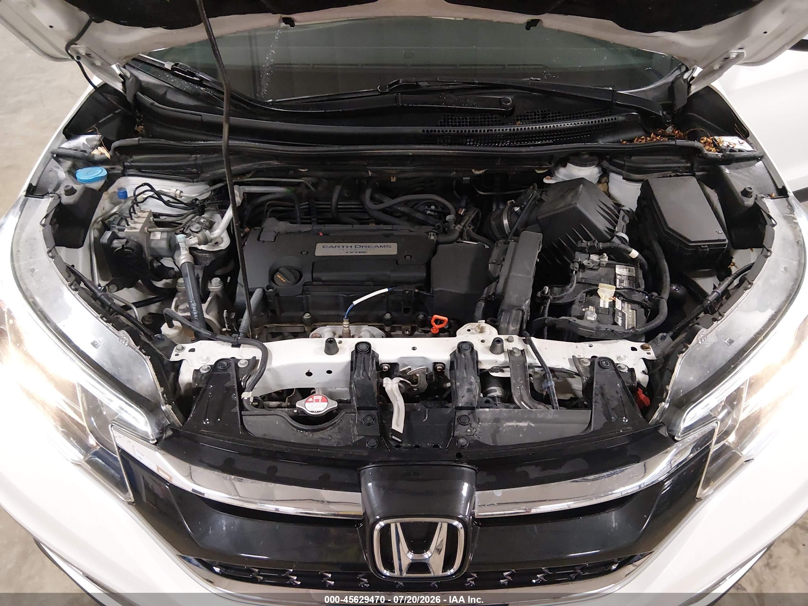 2015 Honda Cr-v Ex-l Белый vin: 5J6RM4H75FL025854