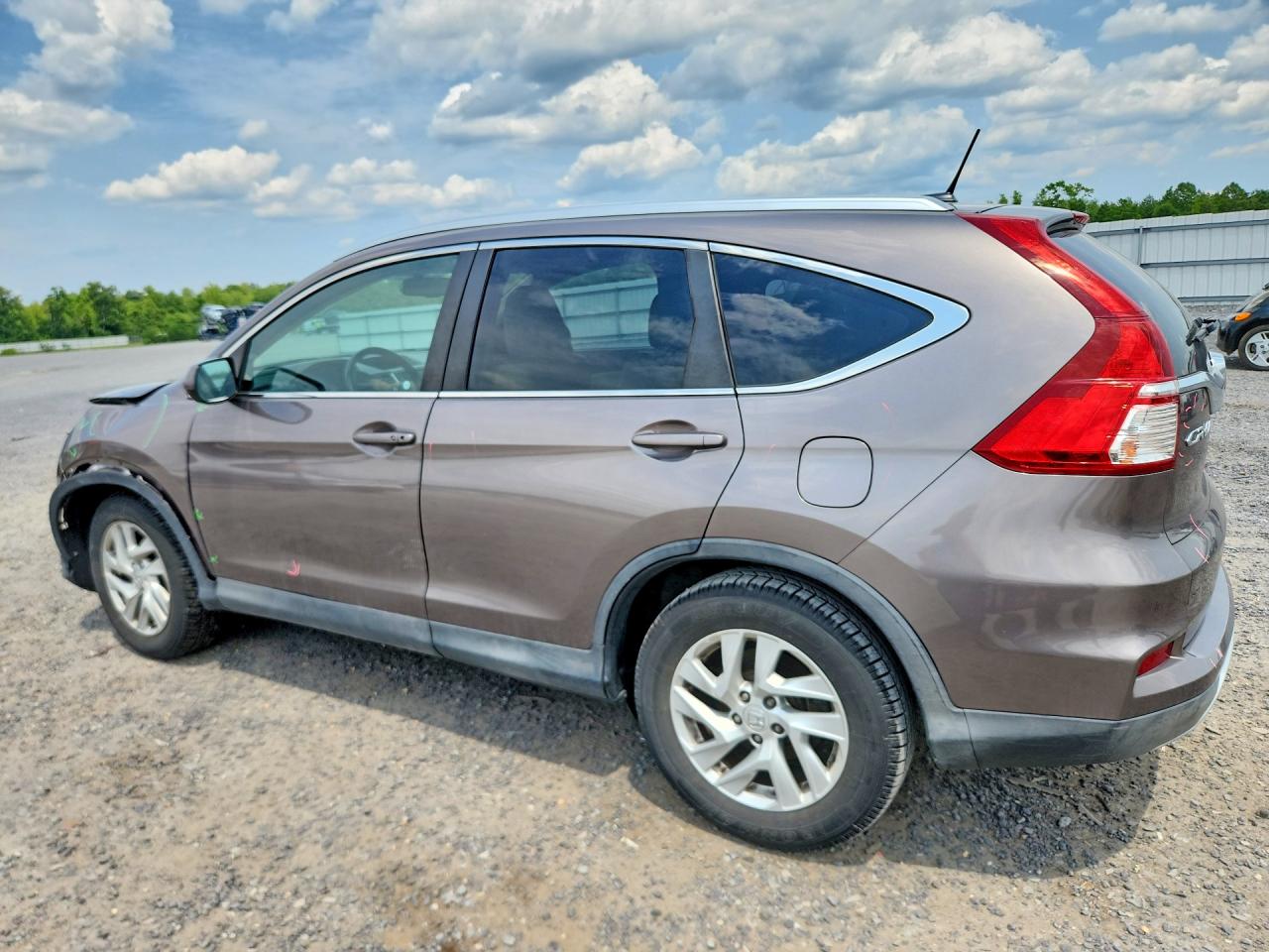 2015 Honda Cr-v Exl Серый vin: 5J6RM4H75FL037048