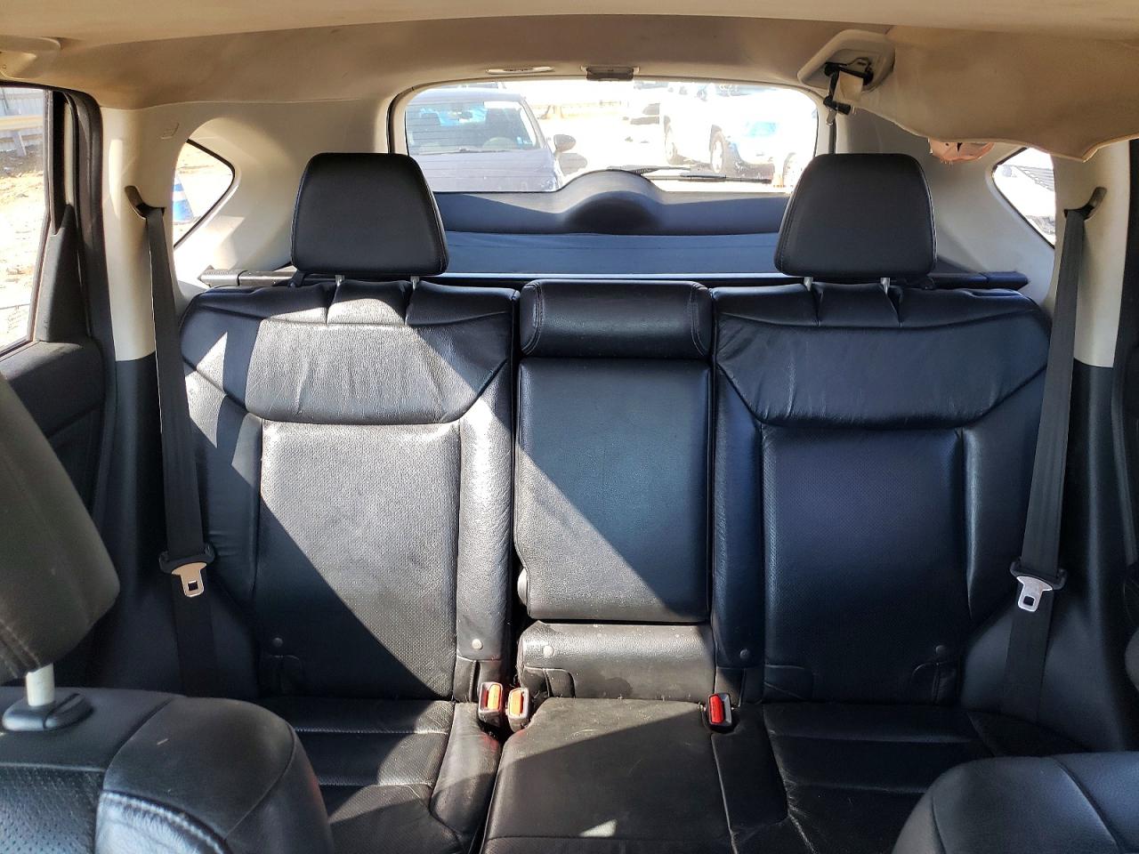 2015 Honda Cr-v Exl White vin: 5J6RM4H75FL049443