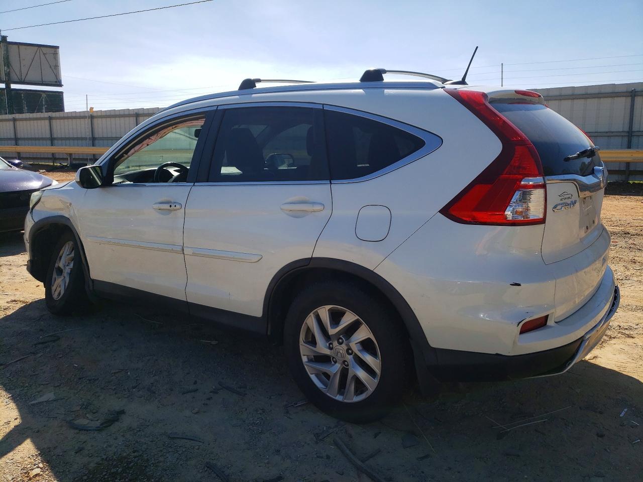 2015 Honda Cr-v Exl White vin: 5J6RM4H75FL049443