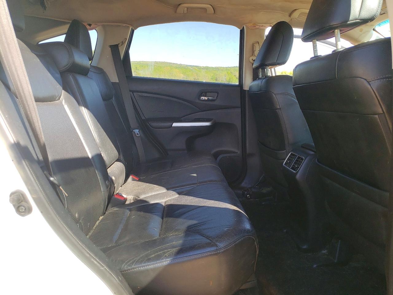 2015 Honda Cr-v Exl White vin: 5J6RM4H75FL049443