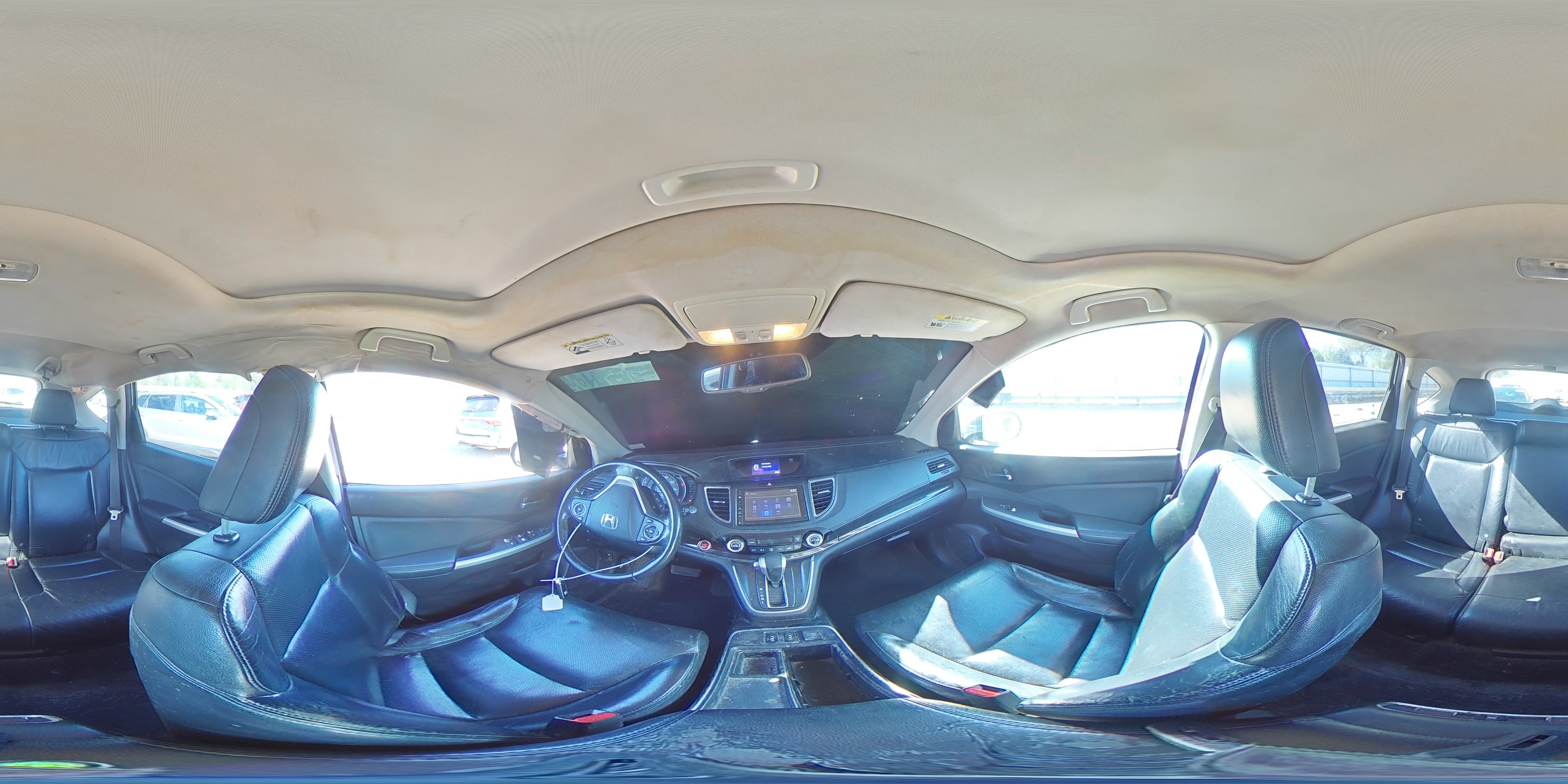 2015 Honda Cr-v Exl White vin: 5J6RM4H75FL049443