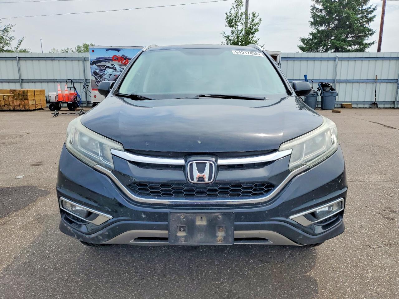 2015 Honda Cr-v Exl Black vin: 5J6RM4H75FL078182