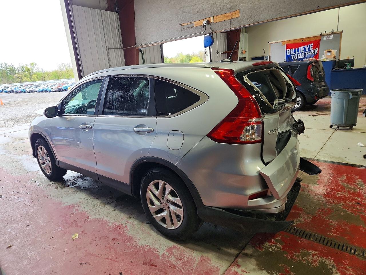 2015 Honda Cr-v Exl Silver vin: 5J6RM4H75FL107101