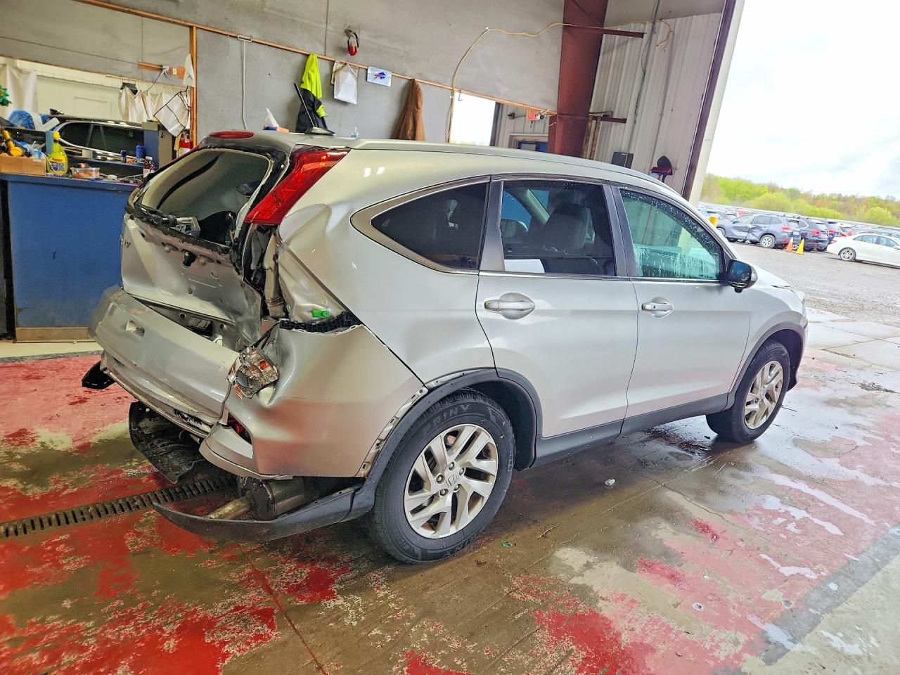 2015 Honda Cr-v Exl Silver vin: 5J6RM4H75FL107101