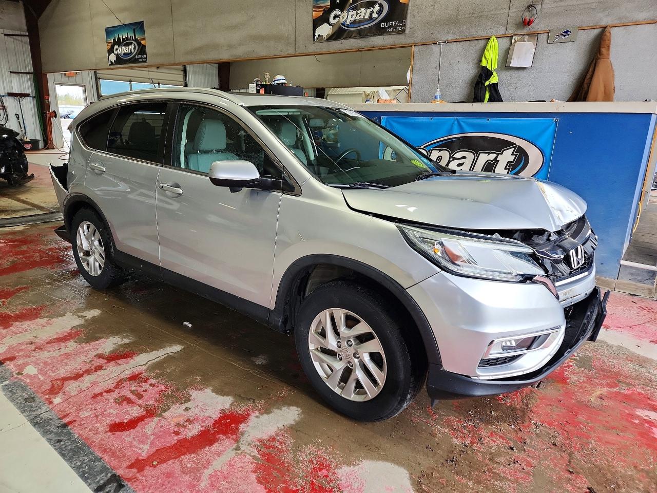 2015 Honda Cr-v Exl Silver vin: 5J6RM4H75FL107101
