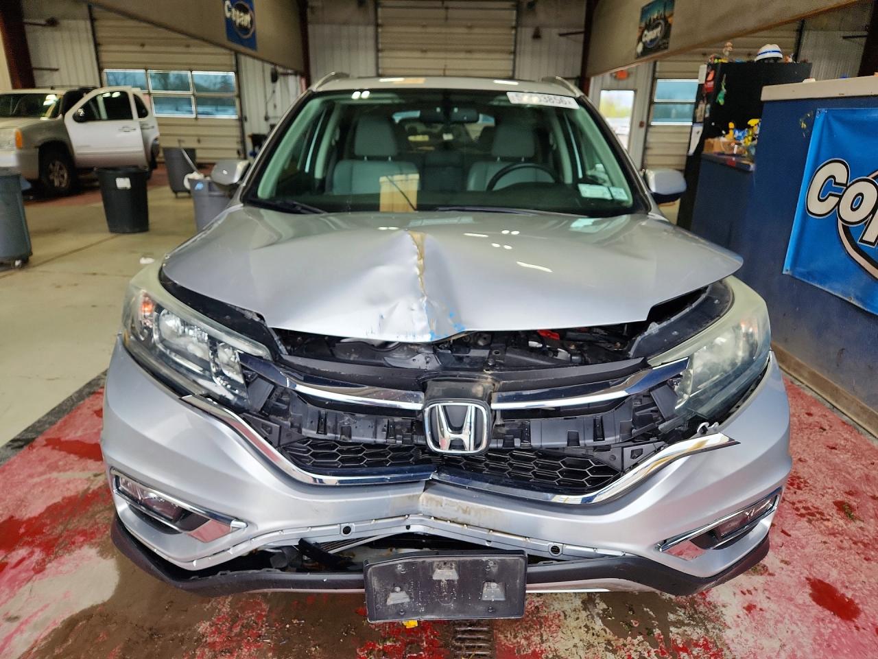 2015 Honda Cr-v Exl Silver vin: 5J6RM4H75FL107101