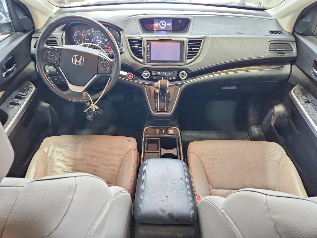 2015 Honda Cr-v Exl Silver vin: 5J6RM4H75FL107101