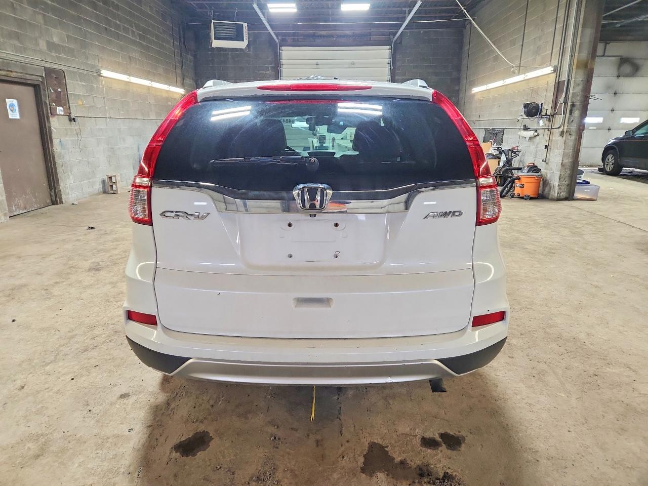 2015 Honda Cr-v Exl White vin: 5J6RM4H75FL117787