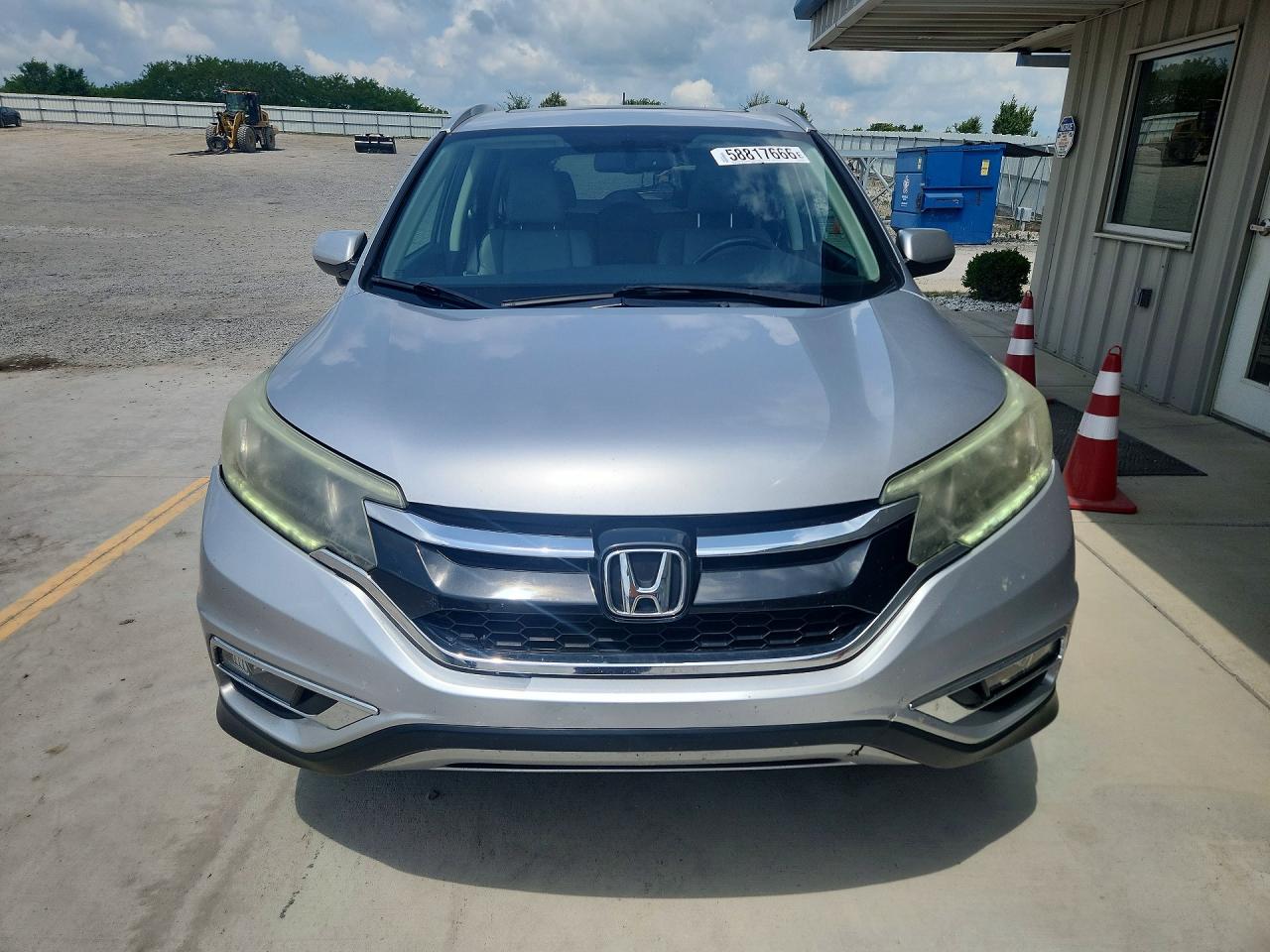 2016 Honda Crv Silver vin: 5J6RM4H75GL066227