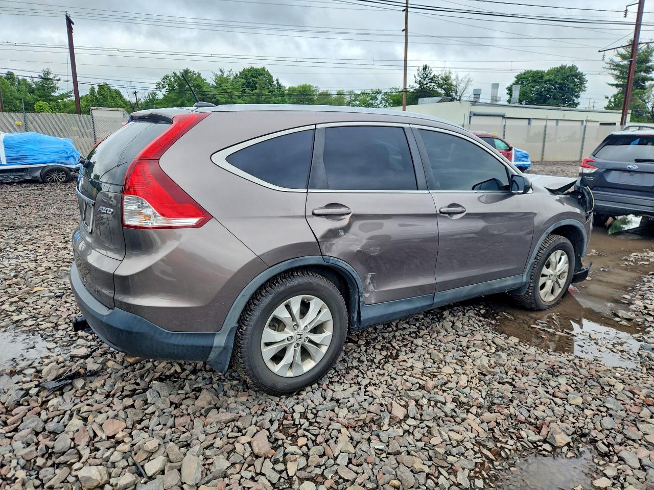 2012 Honda Cr-v Exl Gray vin: 5J6RM4H76CL003311