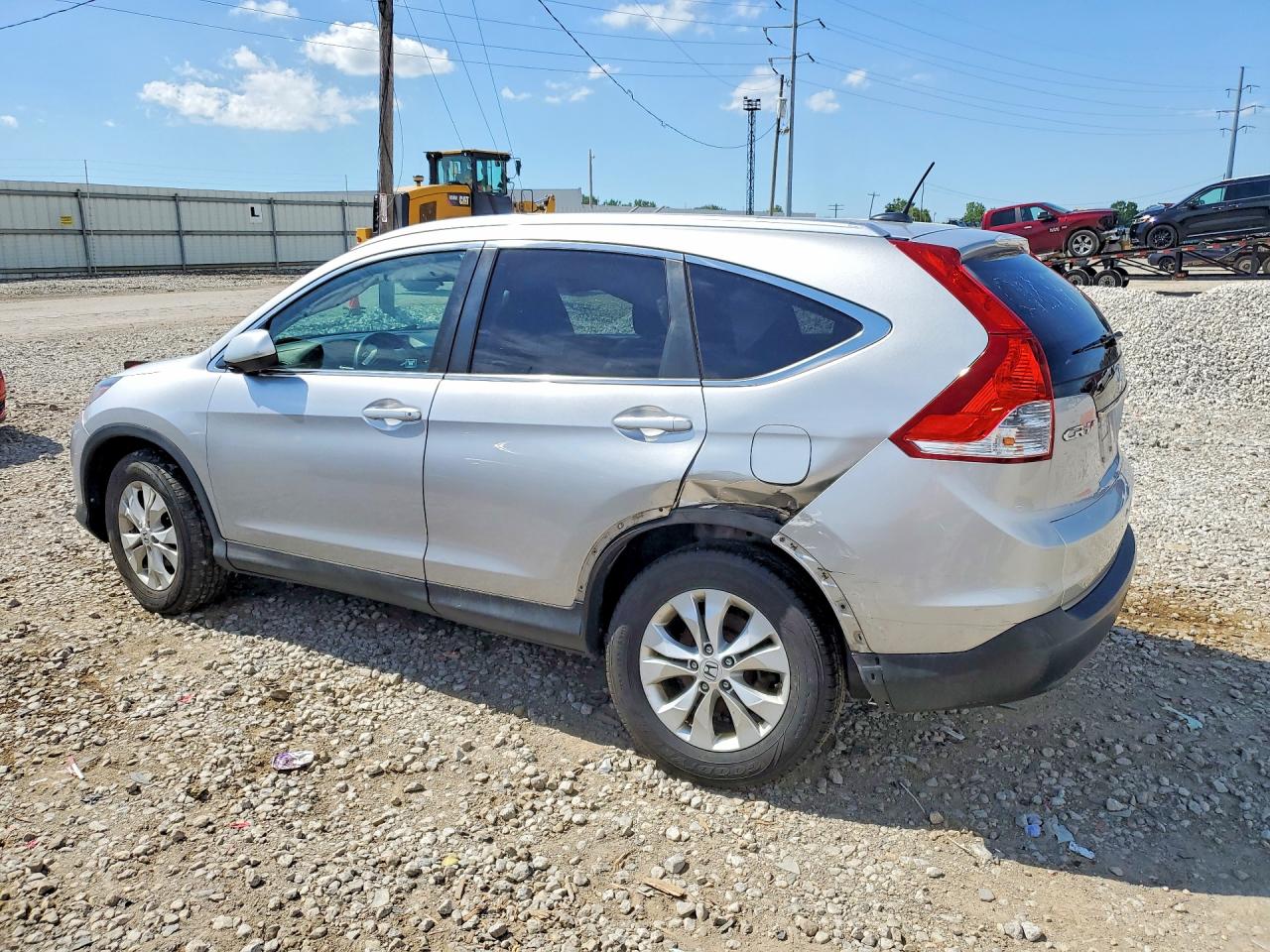 2012 Honda Cr-v Exl Silver vin: 5J6RM4H76CL012509