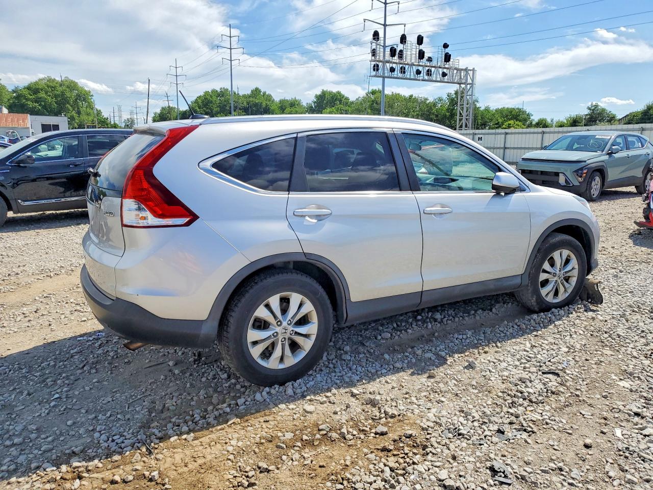 2012 Honda Cr-v Exl Silver vin: 5J6RM4H76CL012509