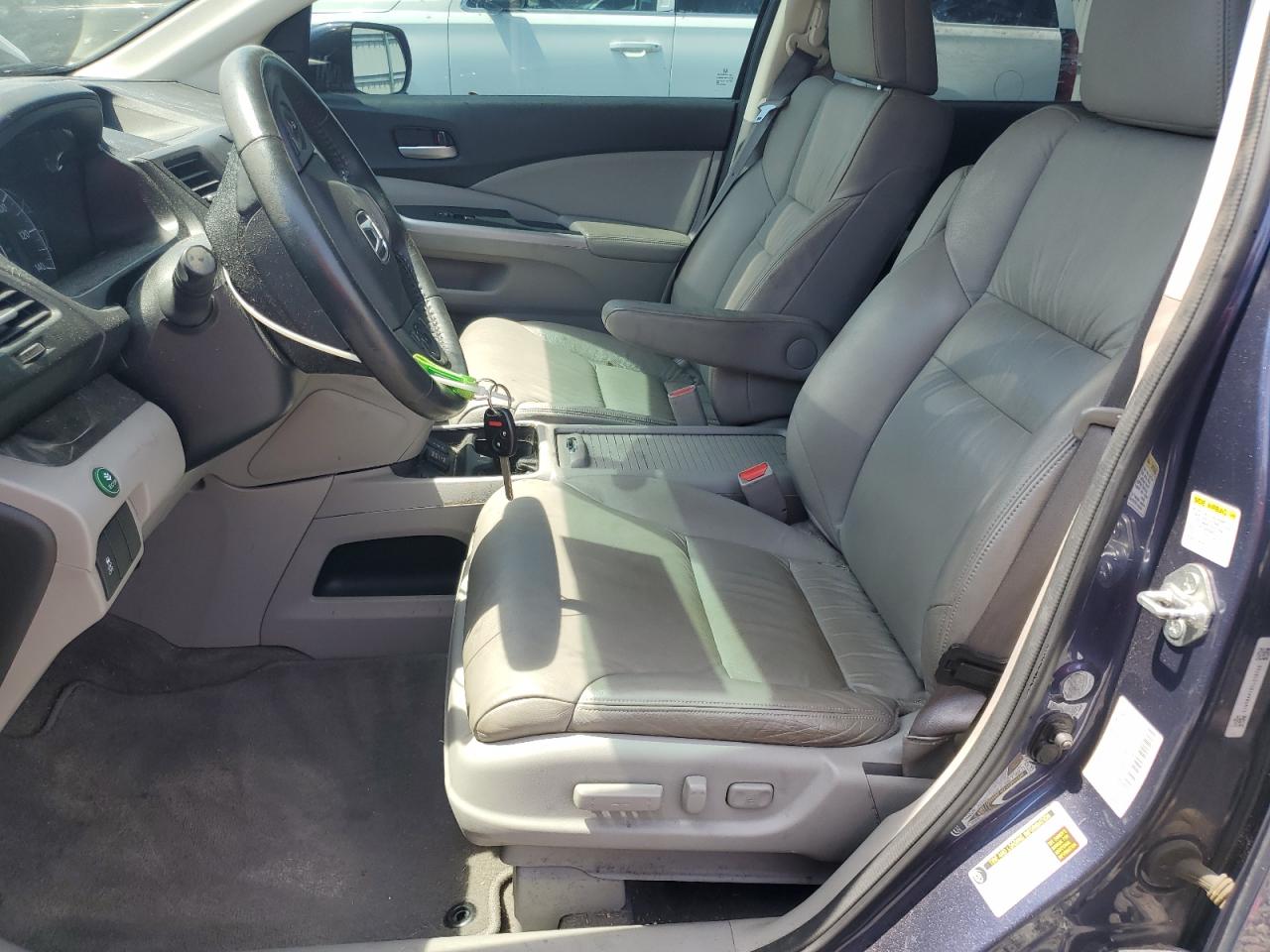 2012 Honda Cr-v Exl Blue vin: 5J6RM4H76CL019766