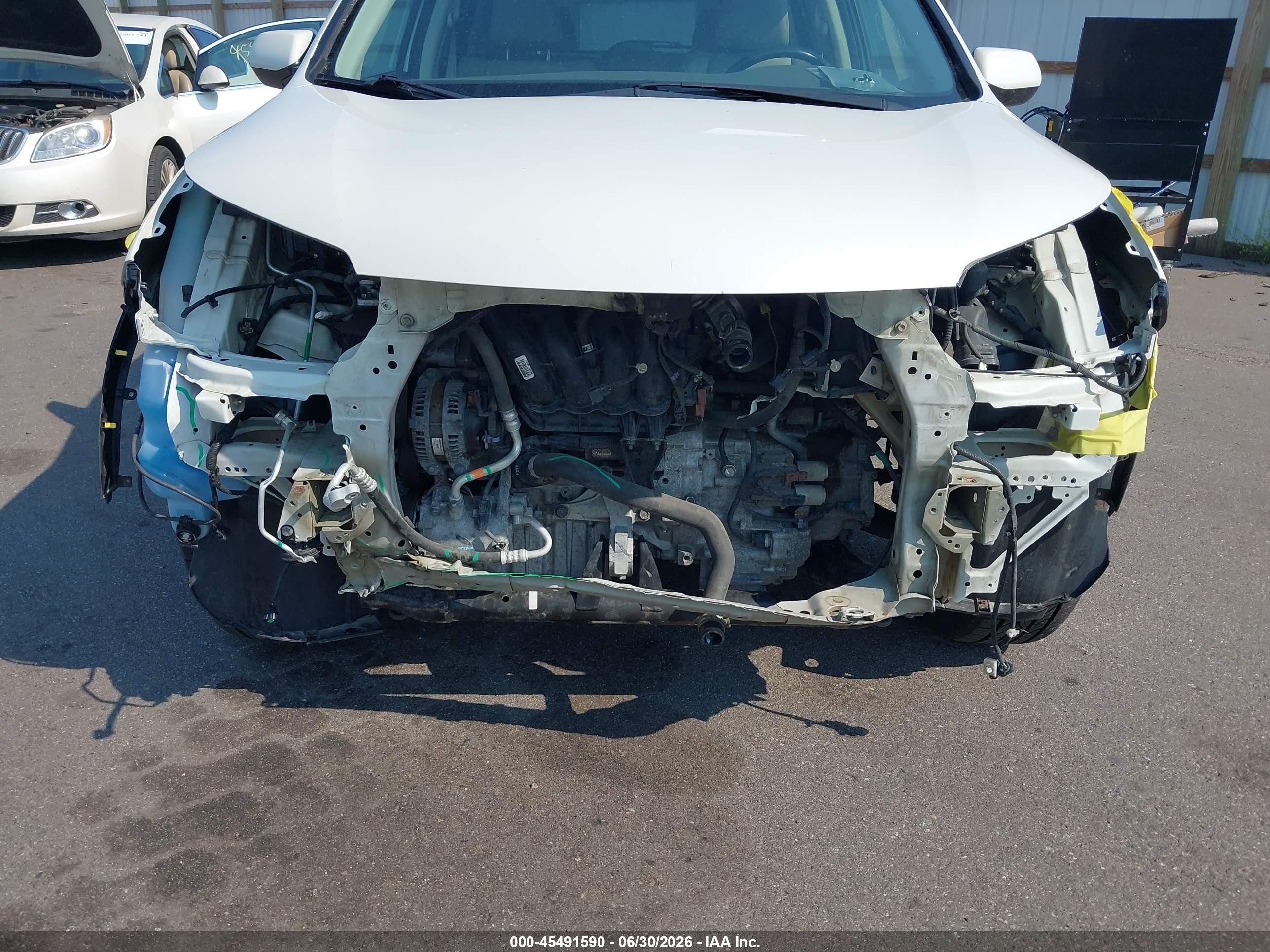 2012 Honda Cr-v Ex-l White vin: 5J6RM4H76CL037281