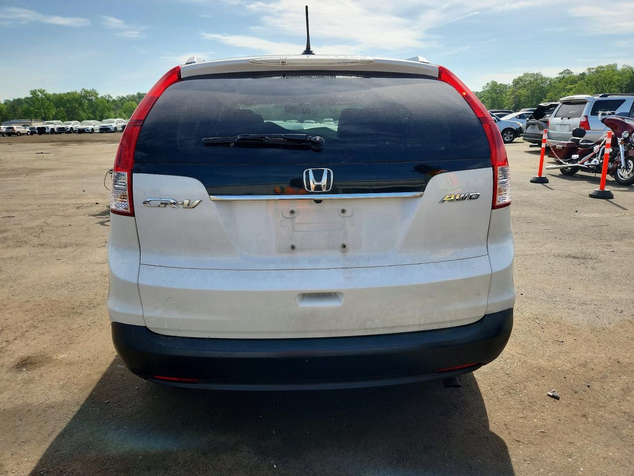 2012 Honda Cr-v Exl White vin: 5J6RM4H76CL058180