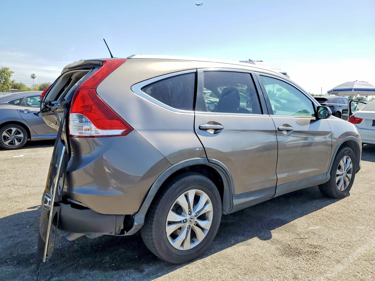 2012 Honda Cr-v Exl Gray vin: 5J6RM4H76CL067932