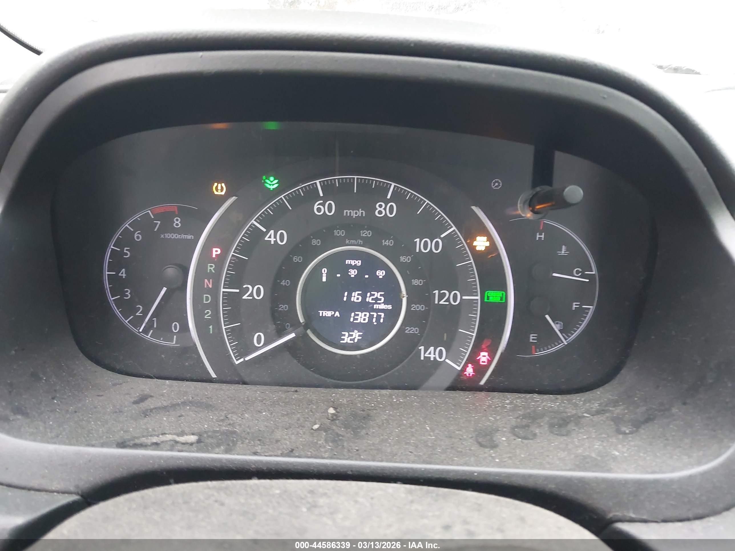 2013 Honda Cr-v Ex-l Brown vin: 5J6RM4H76DL006615