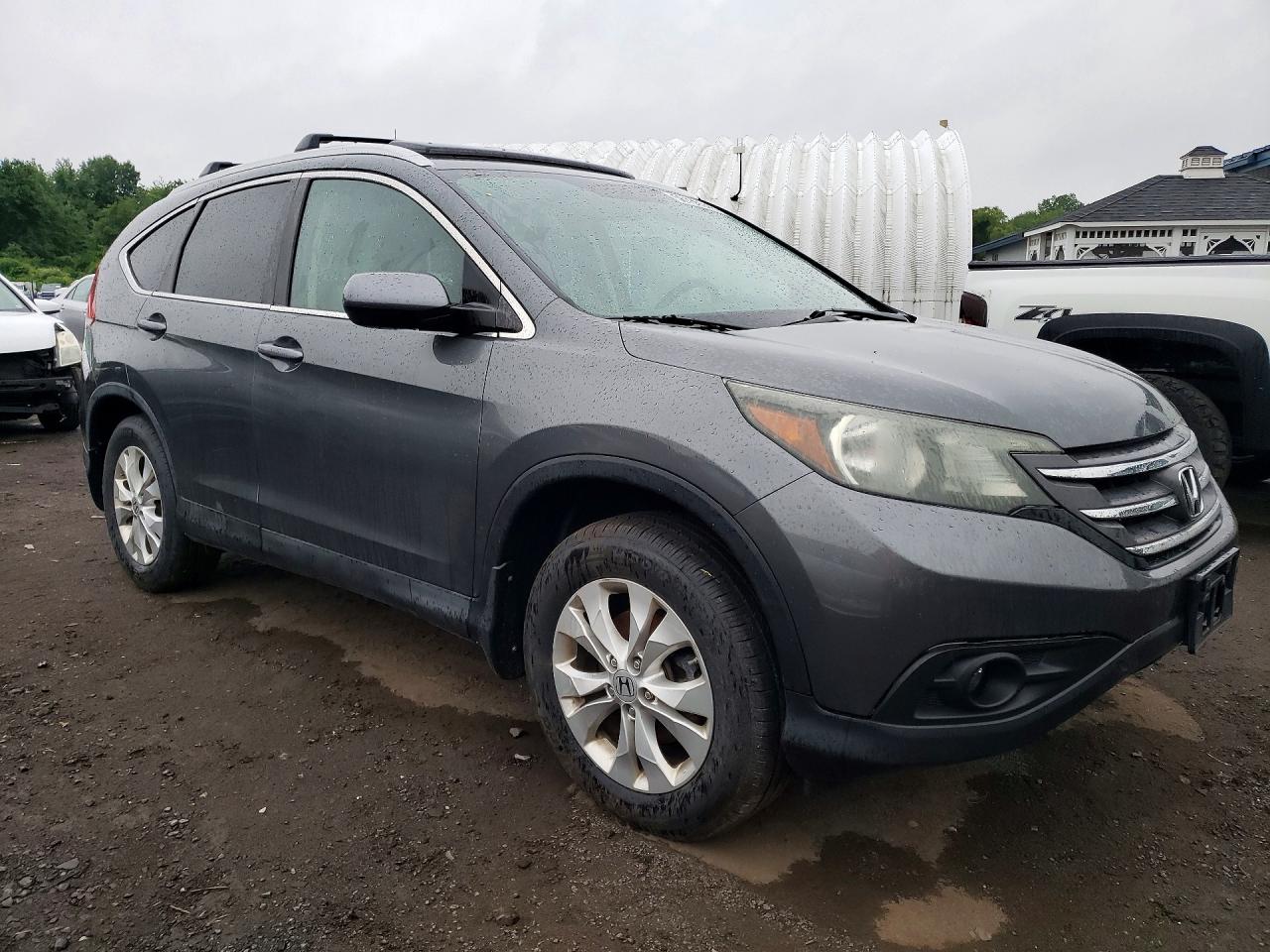2013 Honda Cr-v Exl Gray vin: 5J6RM4H76DL015413