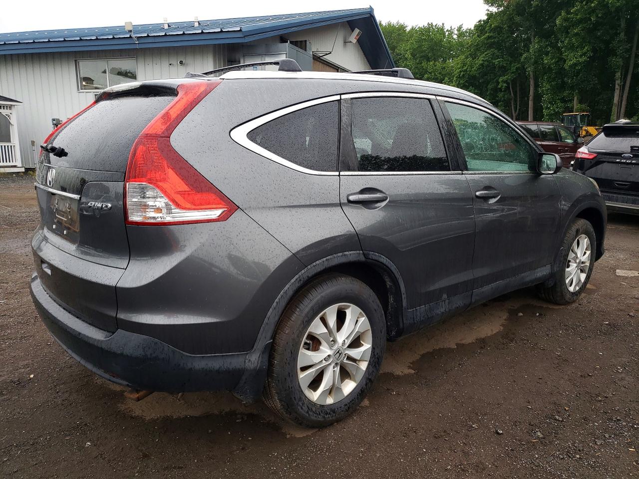 2013 Honda Cr-v Exl Gray vin: 5J6RM4H76DL015413