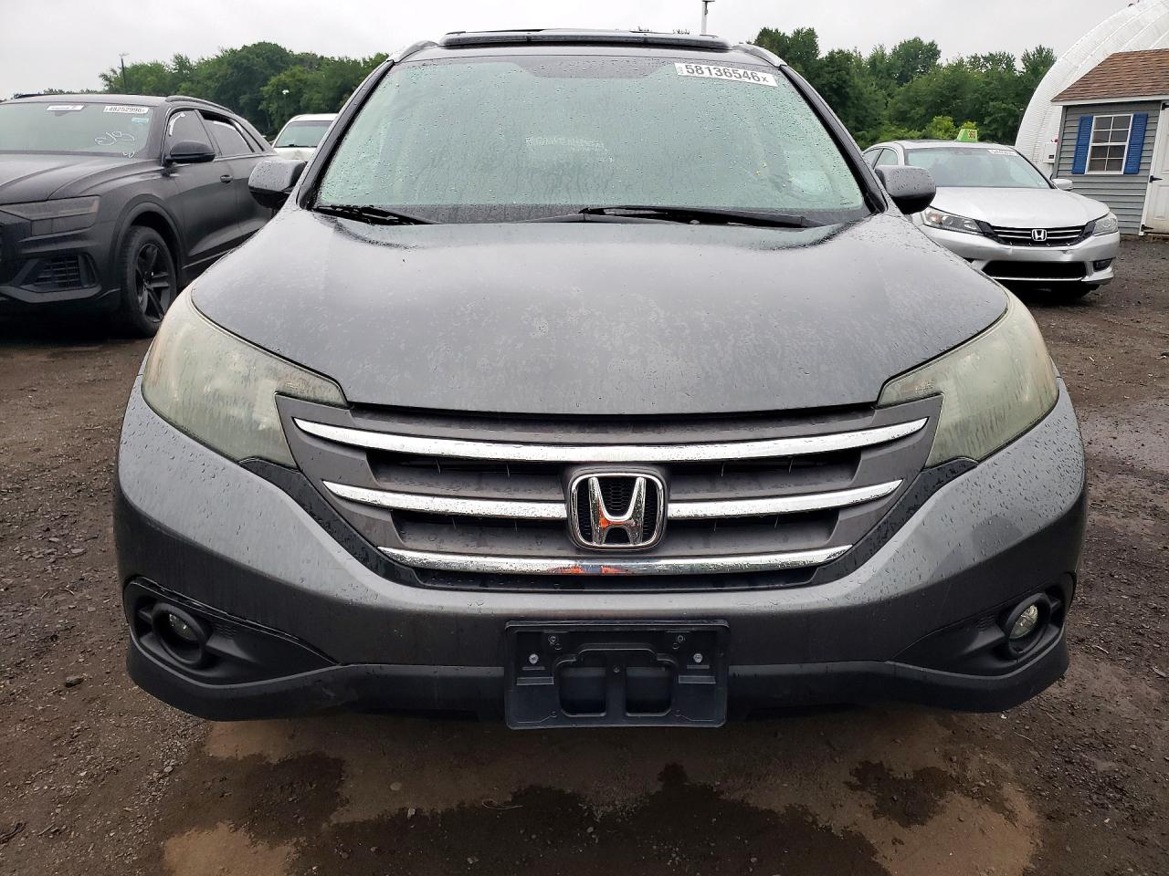 2013 Honda Cr-v Exl Gray vin: 5J6RM4H76DL015413