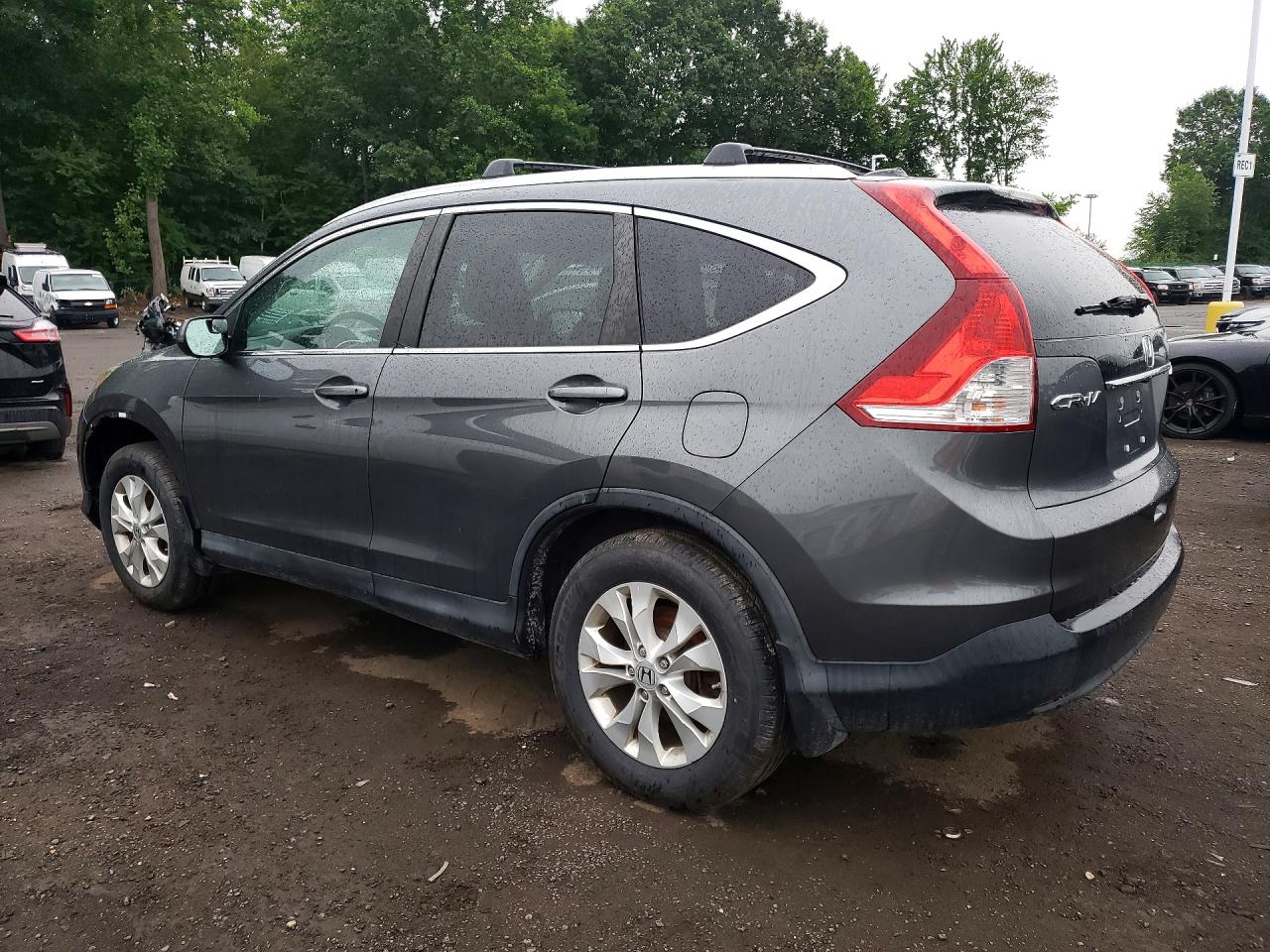 2013 Honda Cr-v Exl Gray vin: 5J6RM4H76DL015413