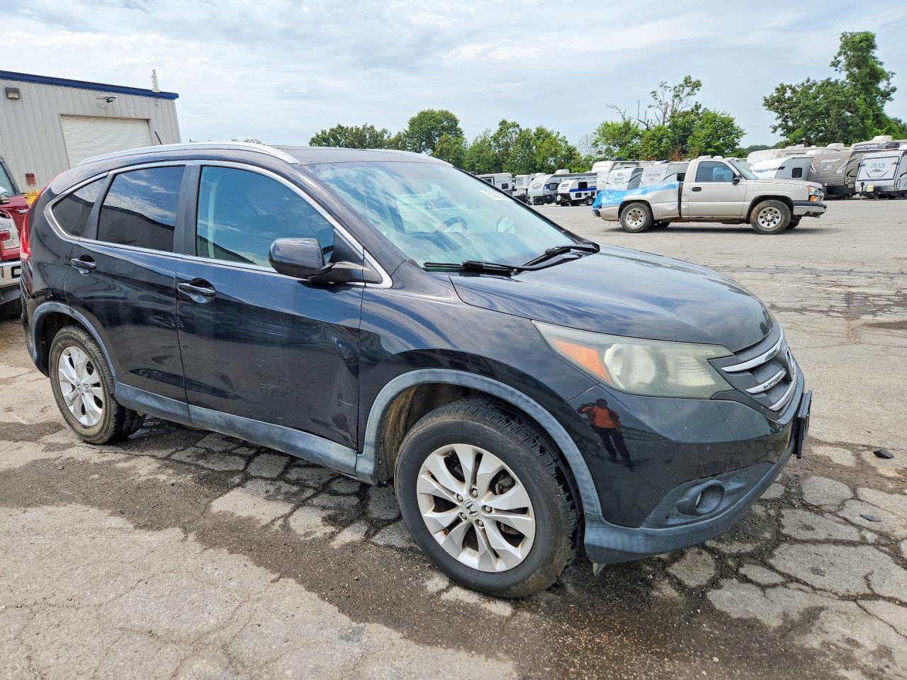 2013 Honda Cr-v Exl Black vin: 5J6RM4H76DL017484