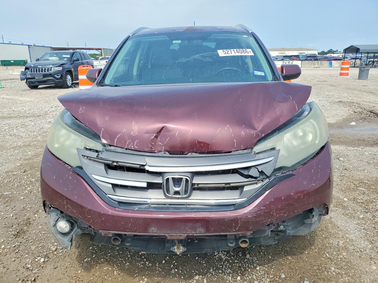 2013 Honda Cr-v Exl Burgundy vin: 5J6RM4H76DL018327