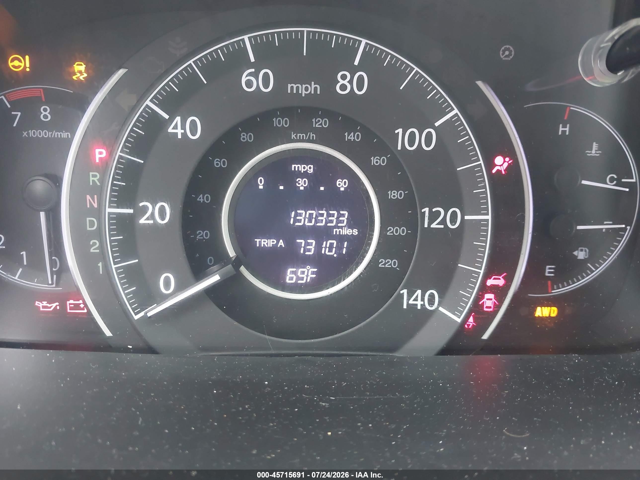 2013 Honda Cr-v Ex-l White vin: 5J6RM4H76DL022944