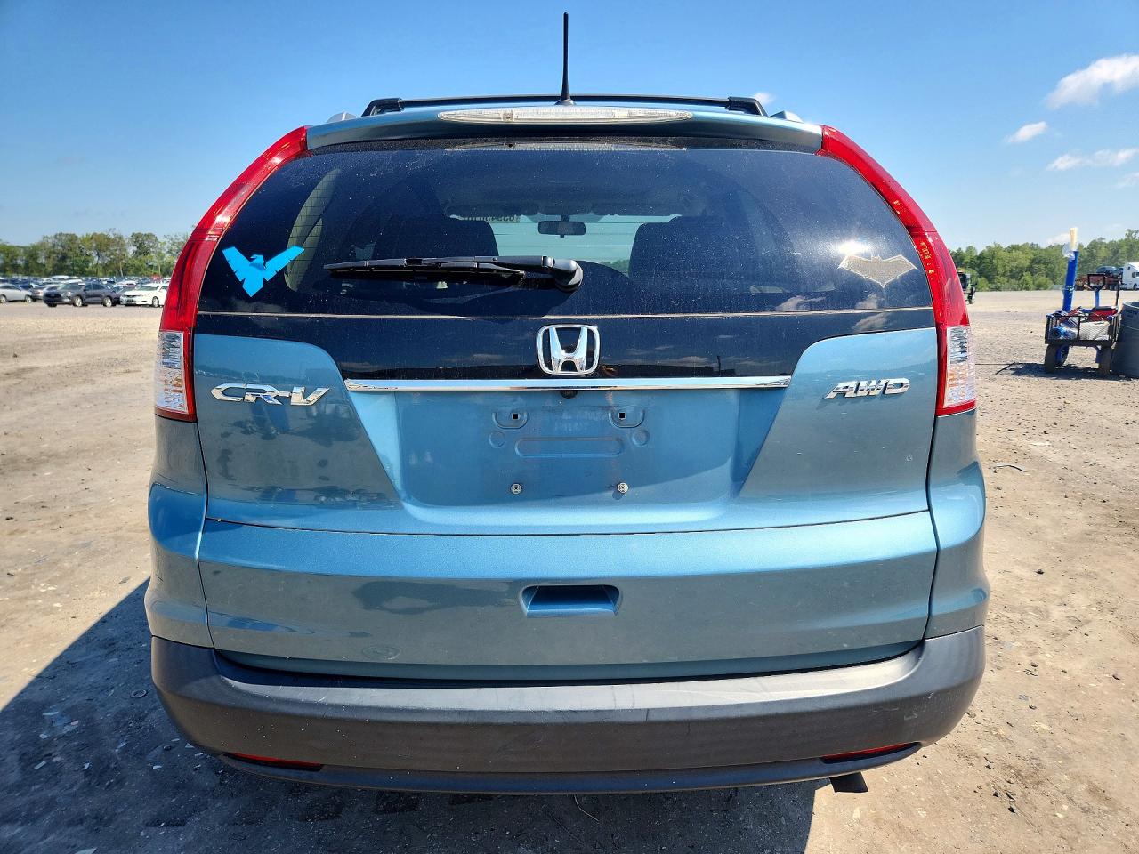 2013 Honda Cr-v Exl Turquoise vin: 5J6RM4H76DL024967