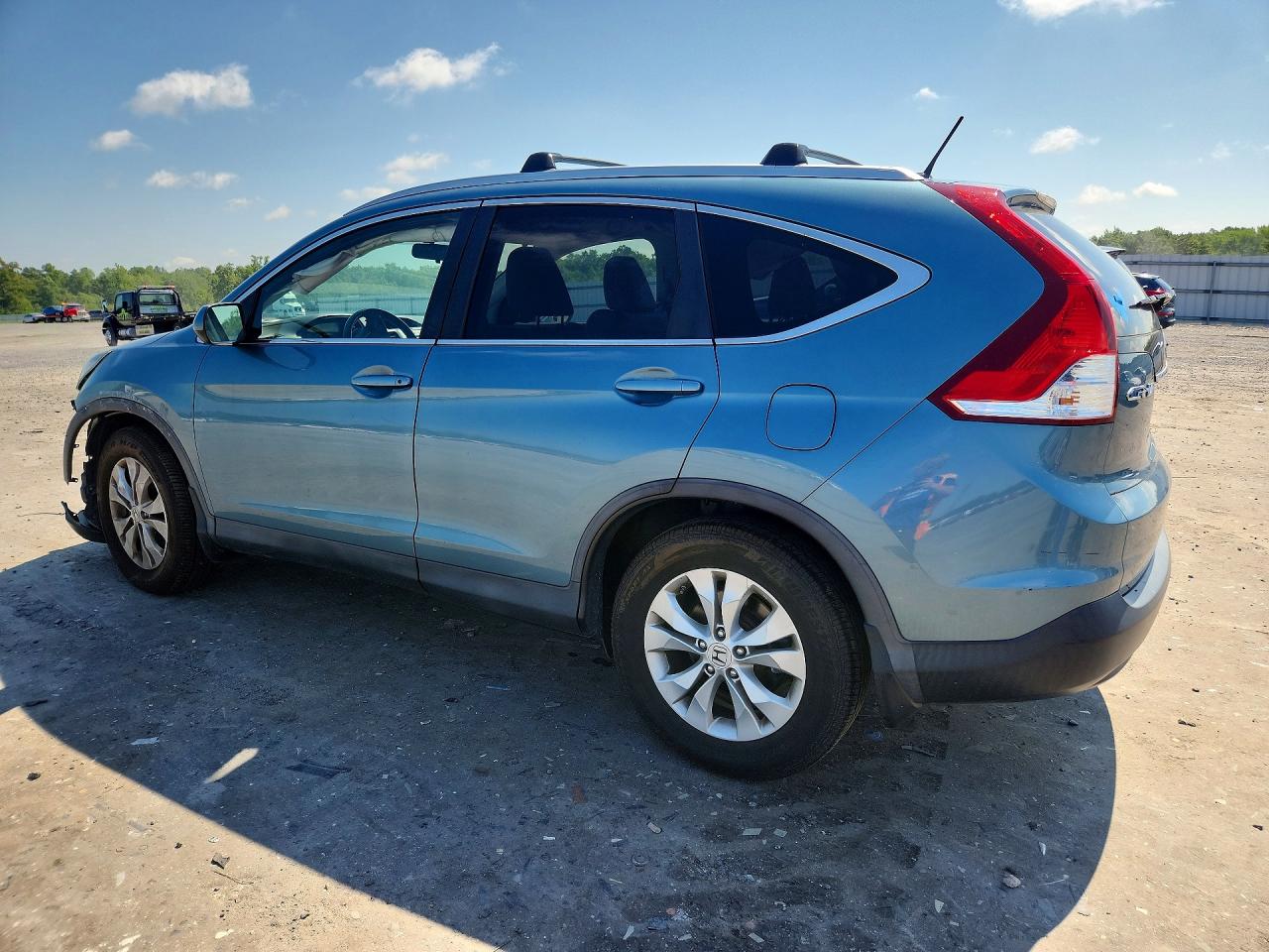 2013 Honda Cr-v Exl Turquoise vin: 5J6RM4H76DL024967