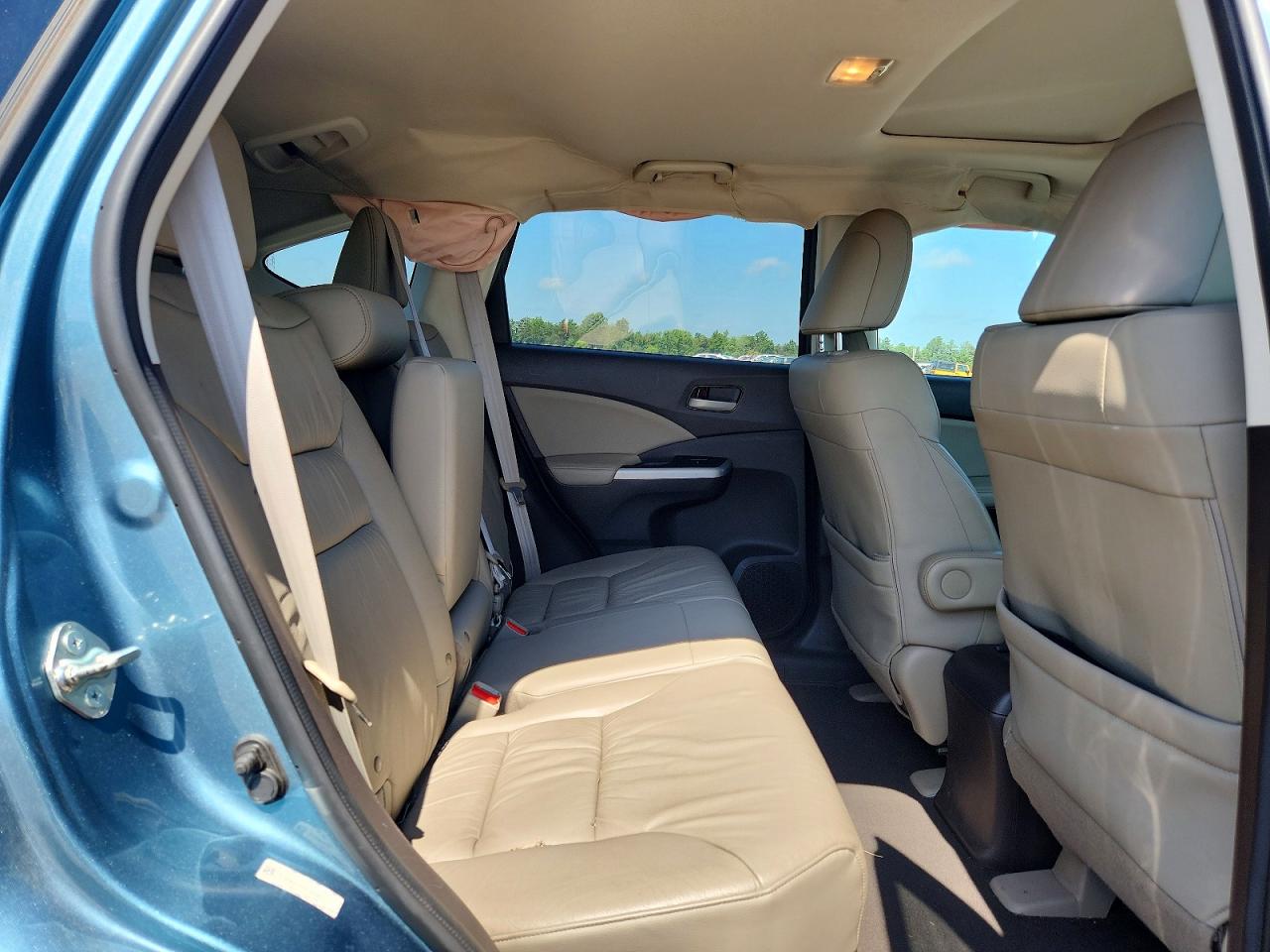 2013 Honda Cr-v Exl Turquoise vin: 5J6RM4H76DL024967