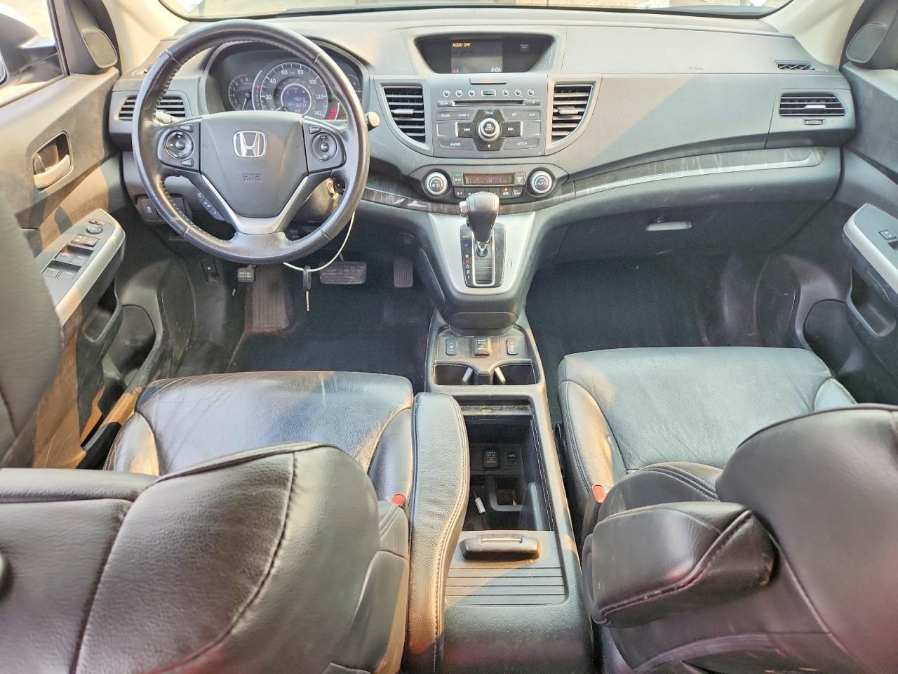 2013 Honda Cr-v Exl White vin: 5J6RM4H76DL033359