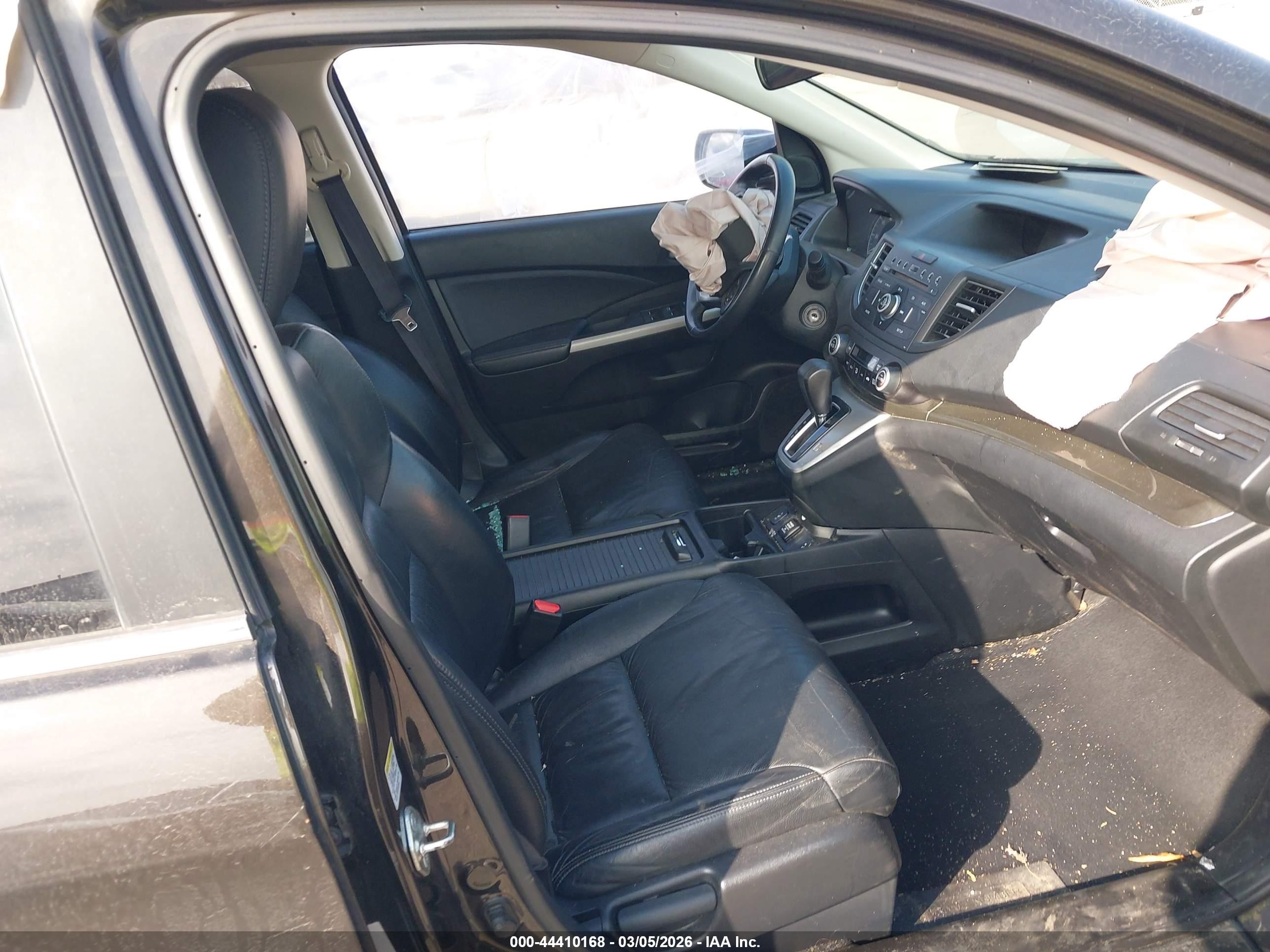 2013 Honda Cr-v Ex-l Brown vin: 5J6RM4H76DL041512