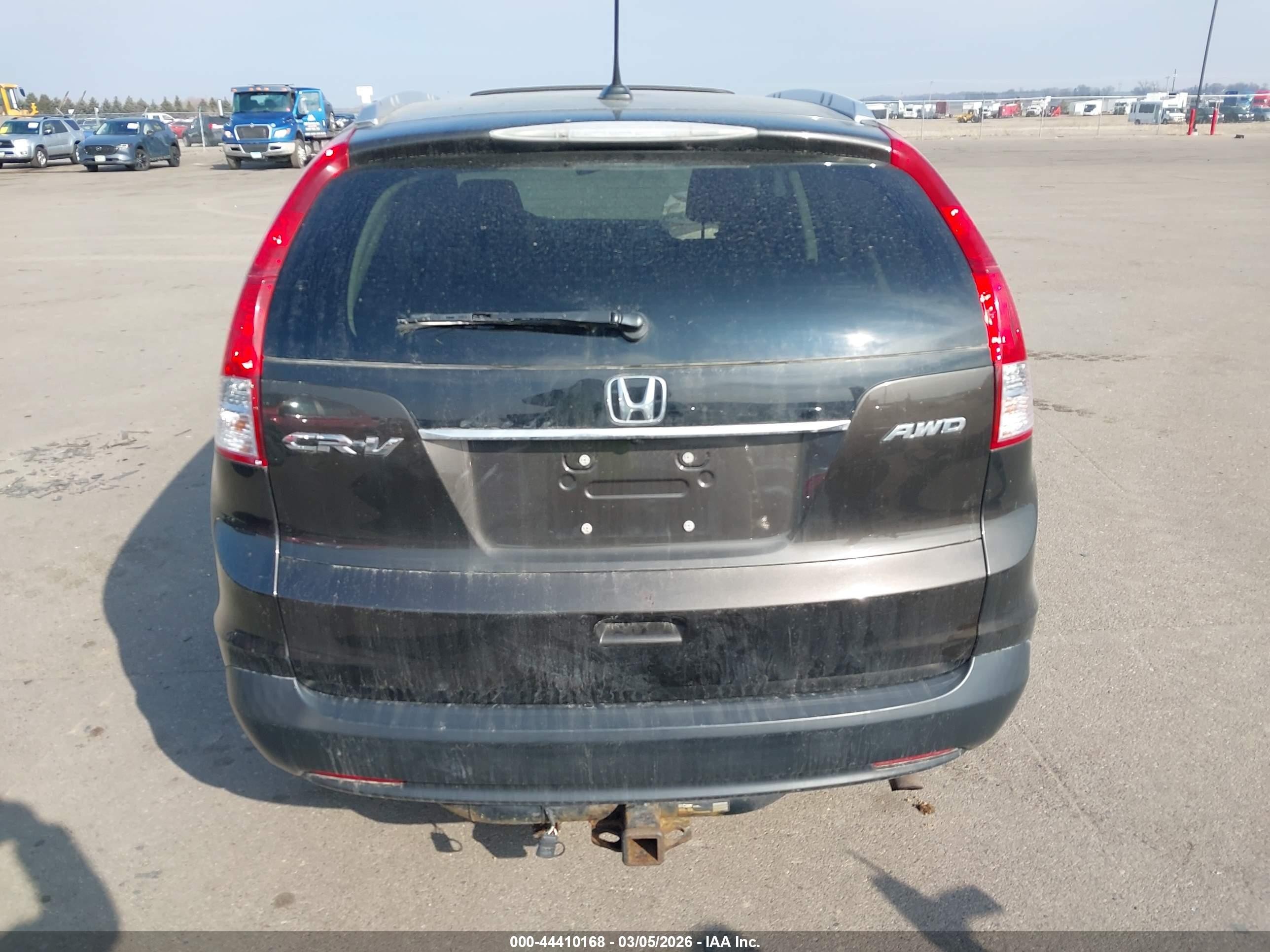 2013 Honda Cr-v Ex-l Brown vin: 5J6RM4H76DL041512