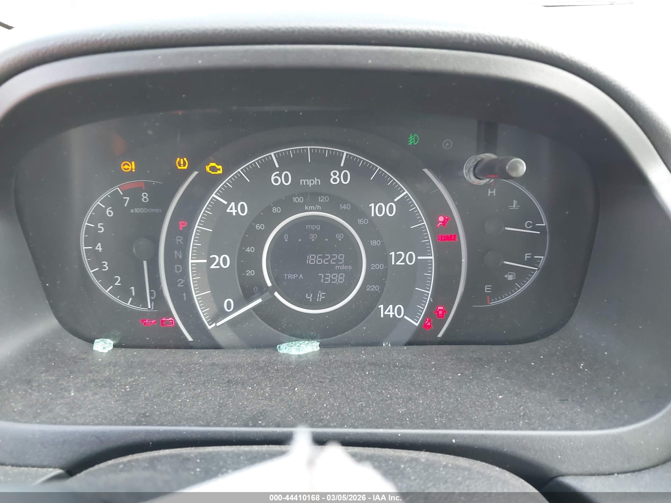 2013 Honda Cr-v Ex-l Brown vin: 5J6RM4H76DL041512