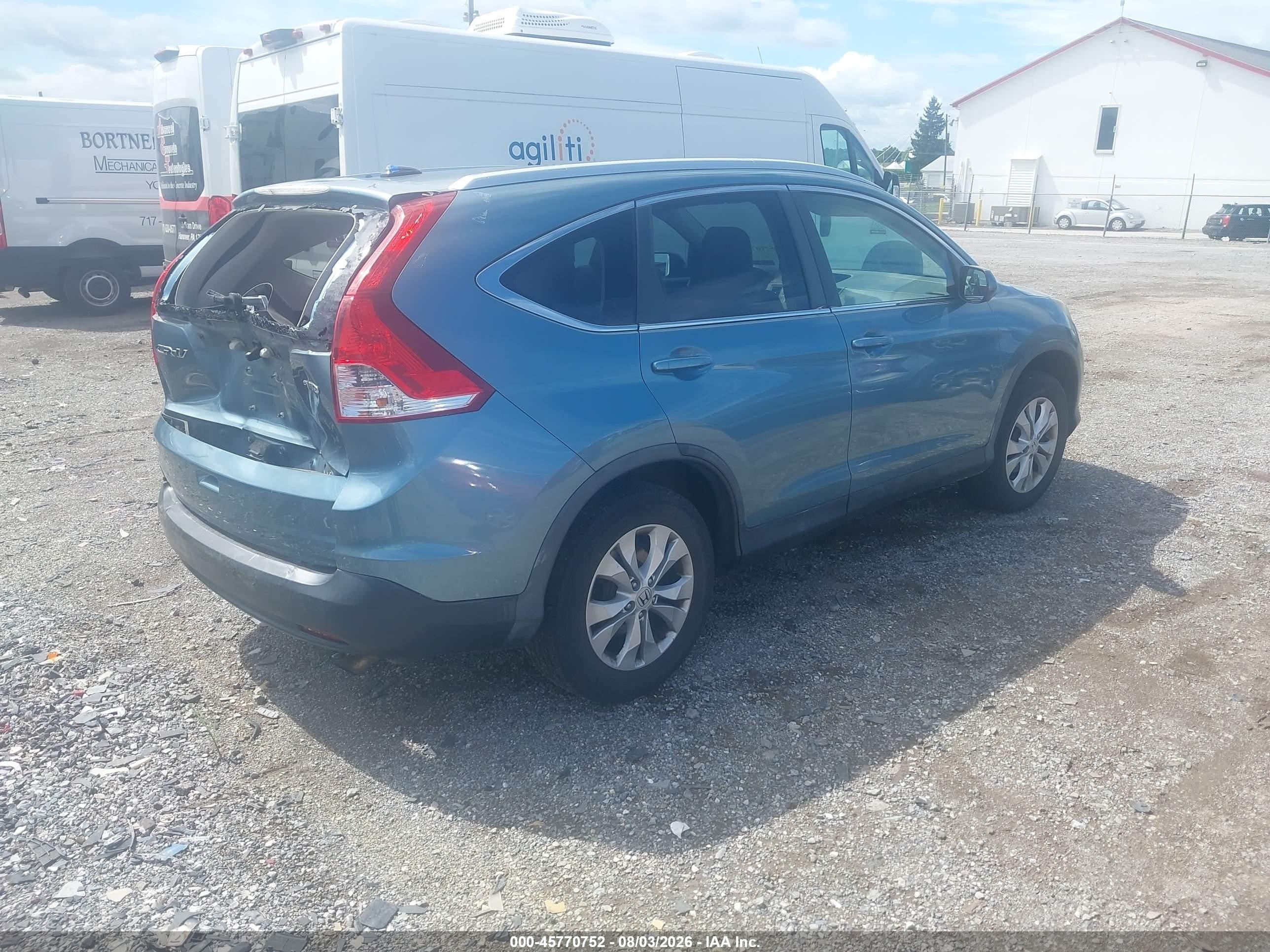 2013 Honda Cr-v Ex-l Green vin: 5J6RM4H76DL051862