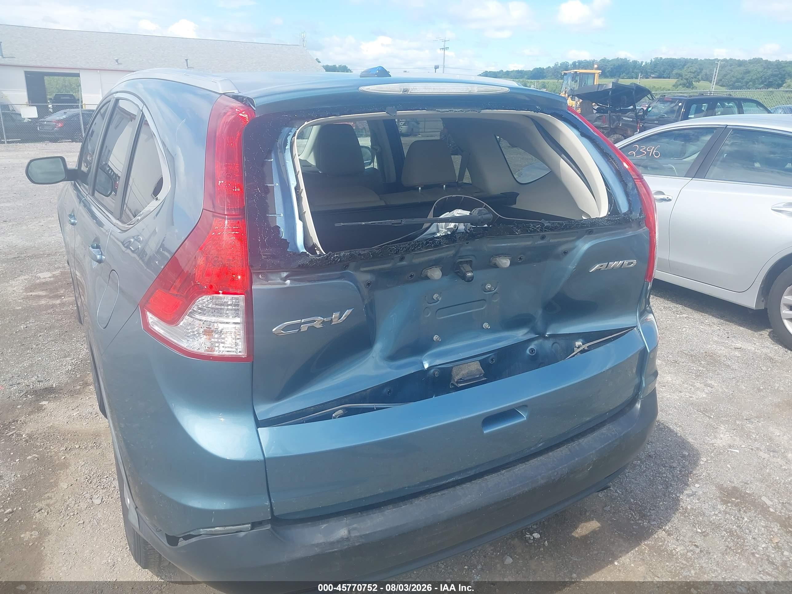 2013 Honda Cr-v Ex-l Green vin: 5J6RM4H76DL051862