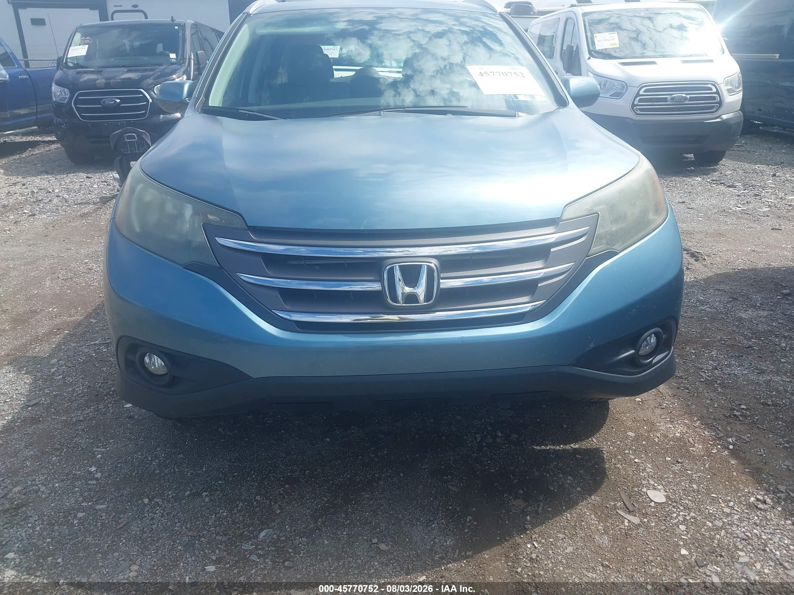 2013 Honda Cr-v Ex-l Green vin: 5J6RM4H76DL051862