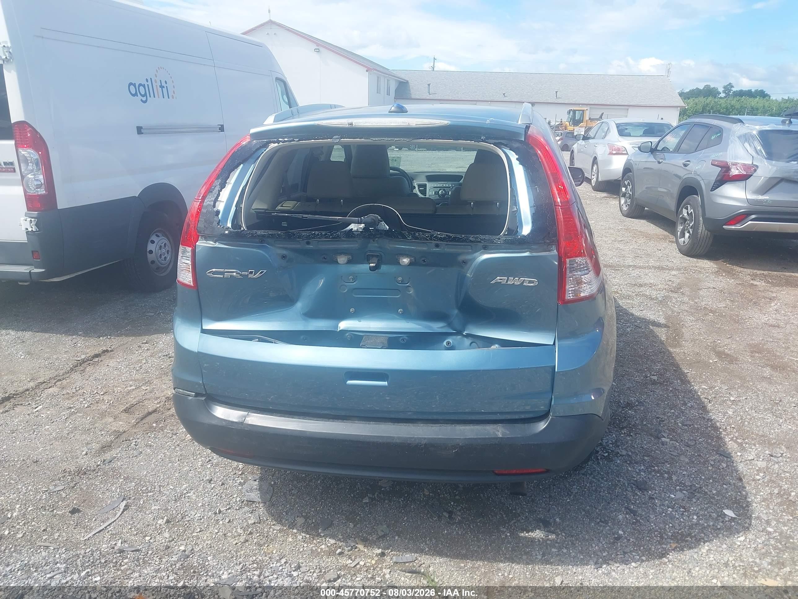 2013 Honda Cr-v Ex-l Green vin: 5J6RM4H76DL051862