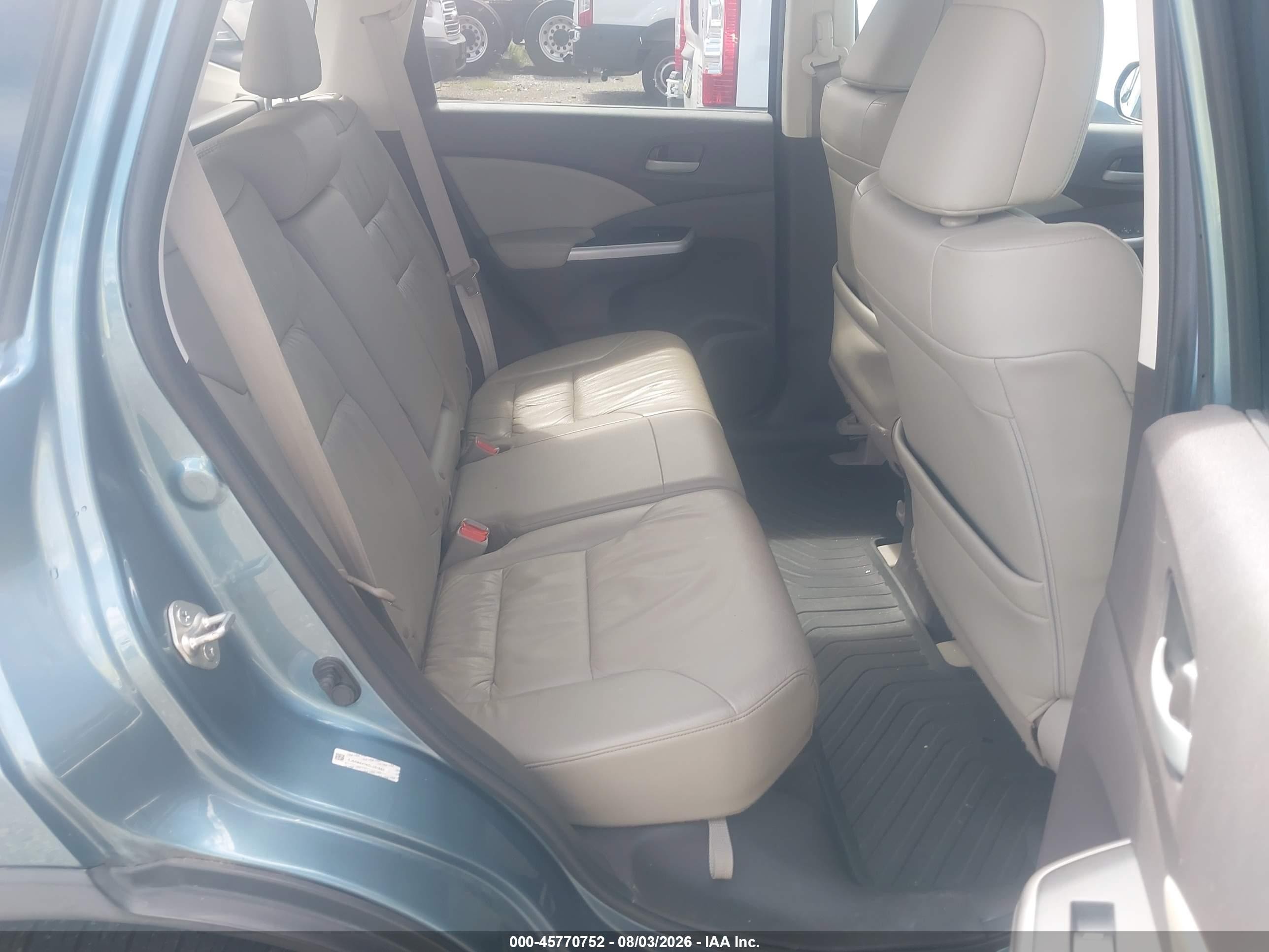 2013 Honda Cr-v Ex-l Green vin: 5J6RM4H76DL051862