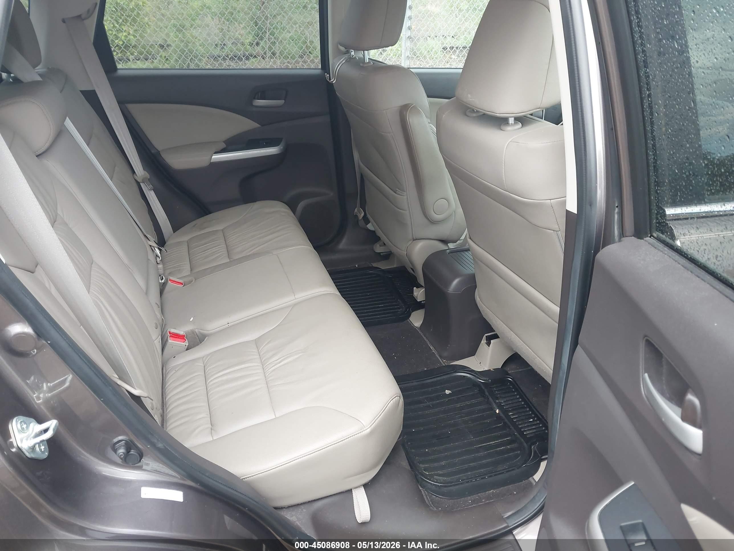 2013 Honda Cr-v Ex-l Gray vin: 5J6RM4H76DL052445