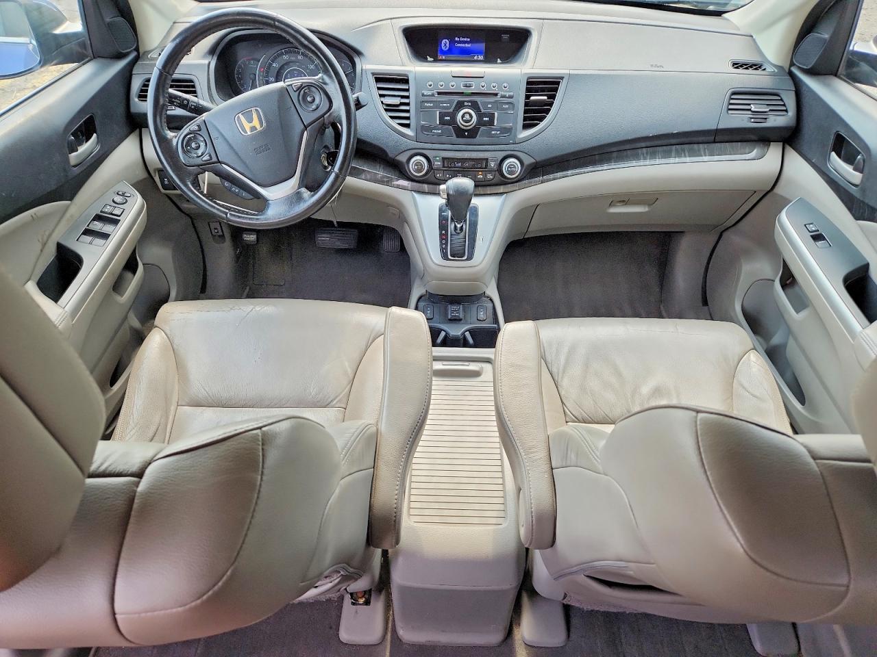 2013 Honda Cr-v Exl Blue vin: 5J6RM4H76DL057001