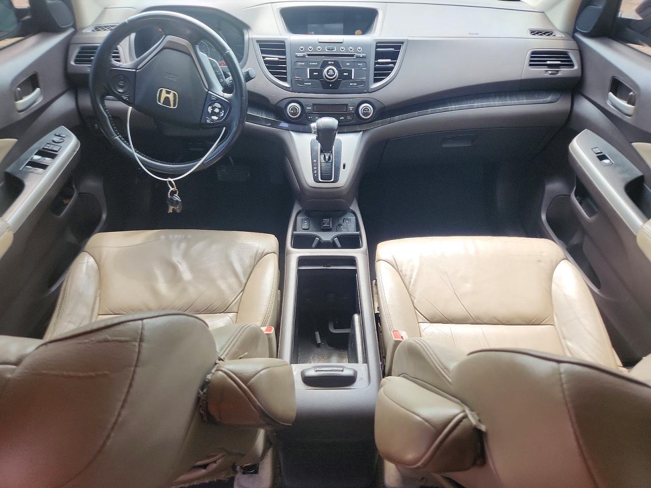 2013 Honda Cr-v Exl Blue vin: 5J6RM4H76DL062439