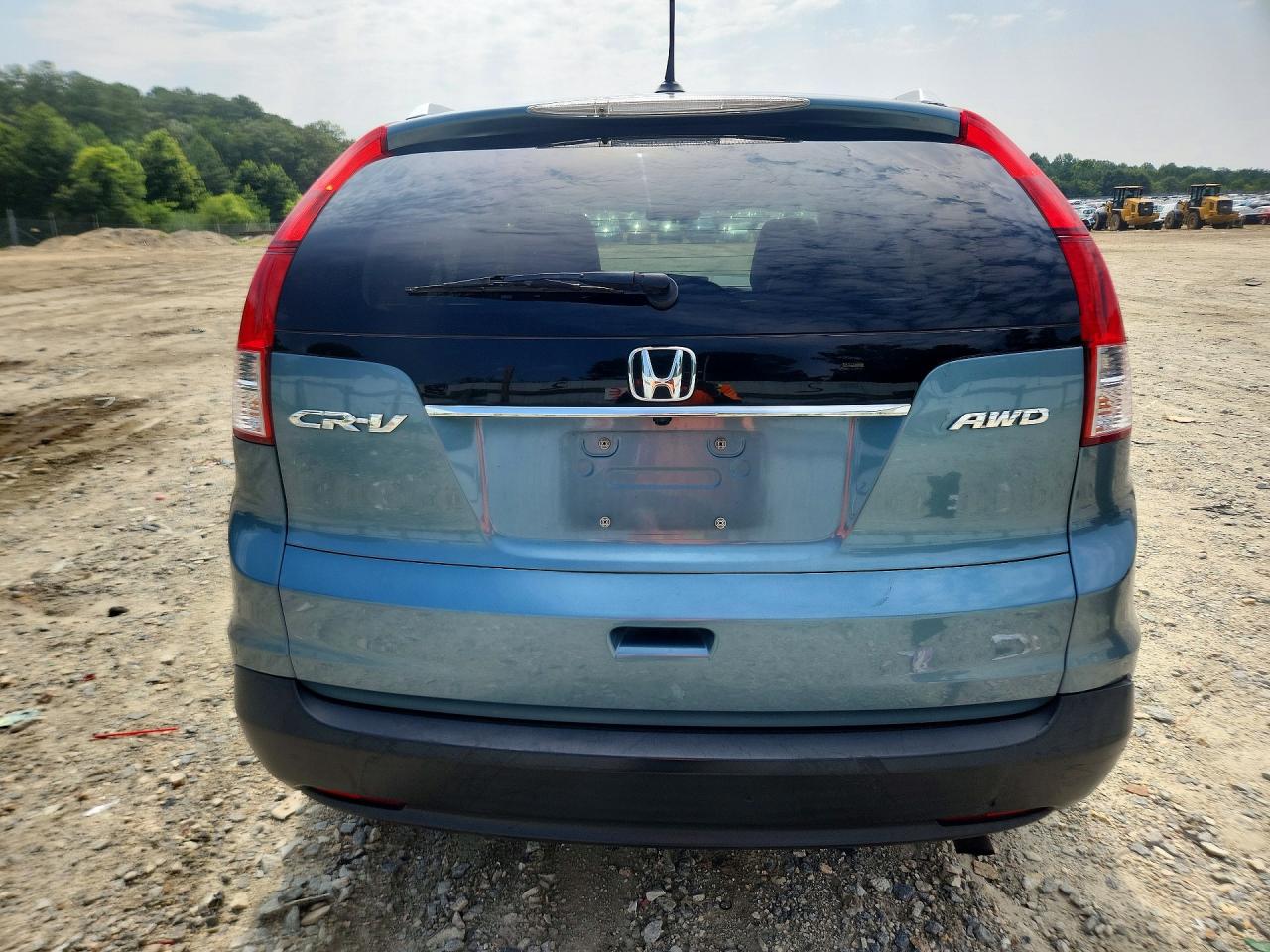 2013 Honda Cr-v Exl Blue vin: 5J6RM4H76DL062439